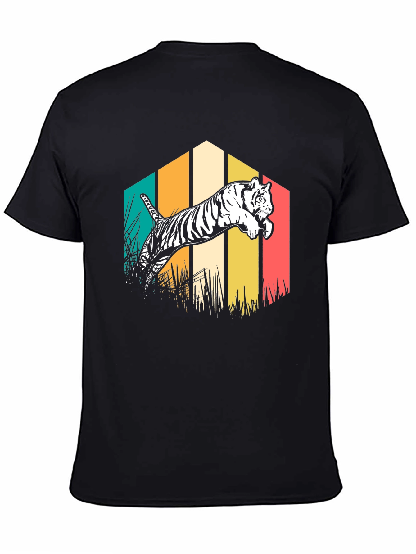 Tiger Graphic Tee - Retro Style T-Shirt