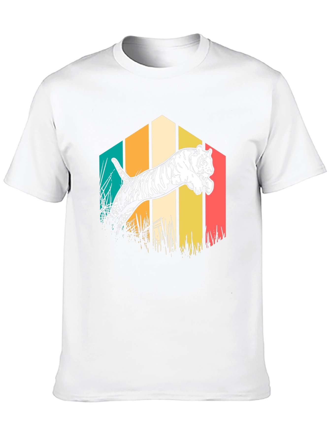 Tiger Graphic Tee - Retro Style T-Shirt