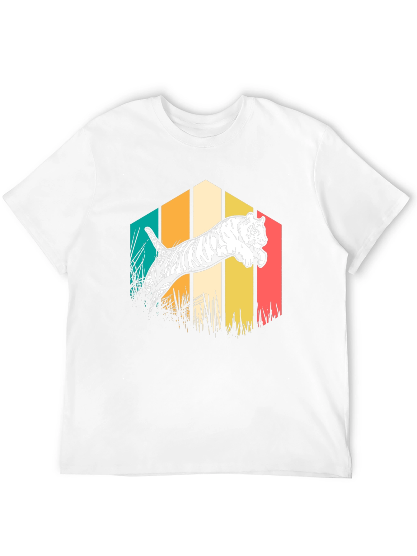 Tiger Graphic Tee - Retro Style T-Shirt