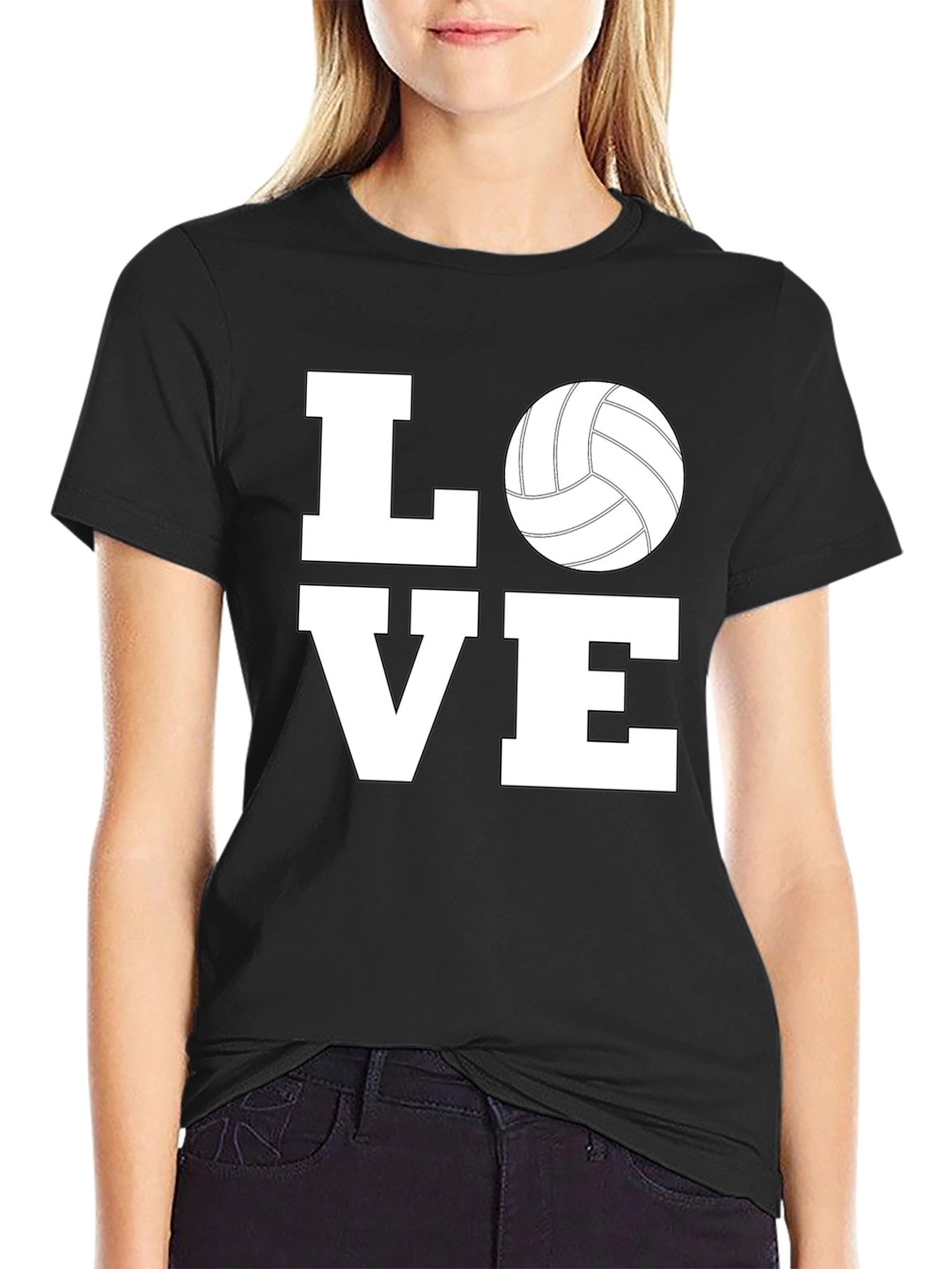 Love Volleyball T-Shirt - Stylish Sports Apparel