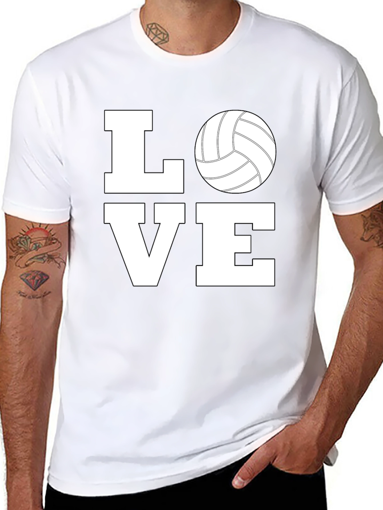 Love Volleyball T-Shirt - Stylish Sports Apparel
