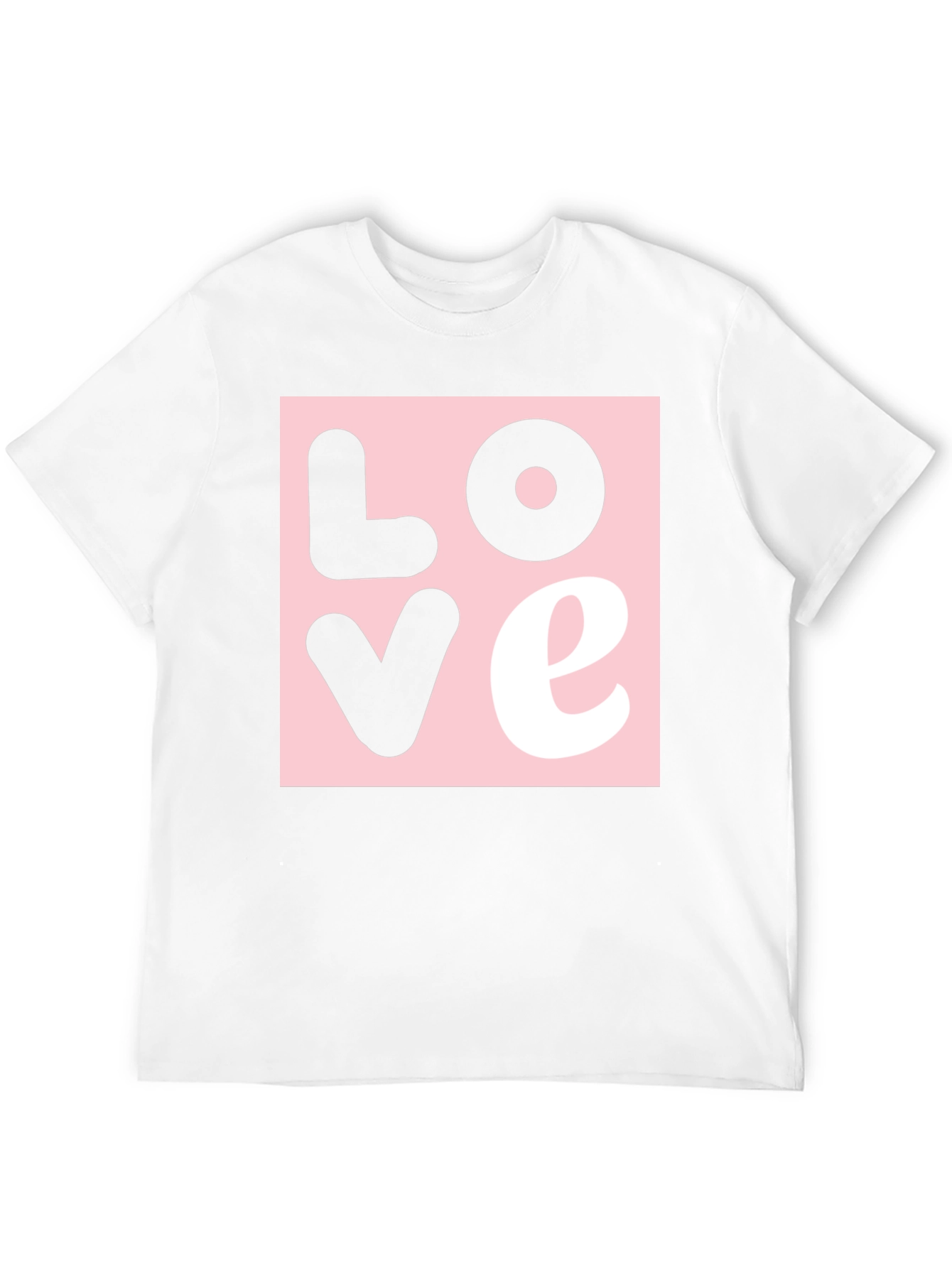 Love Graphic Print Black Cotton T-Shirt