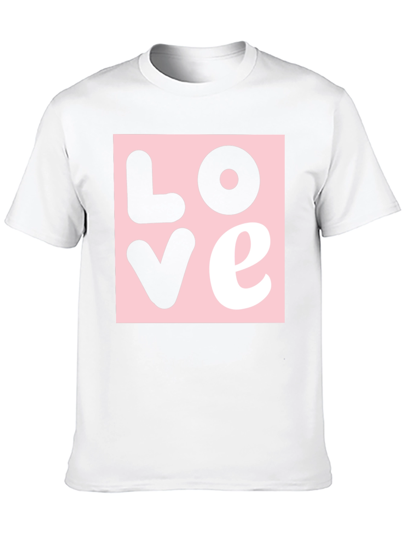 Love Graphic Print Black Cotton T-Shirt