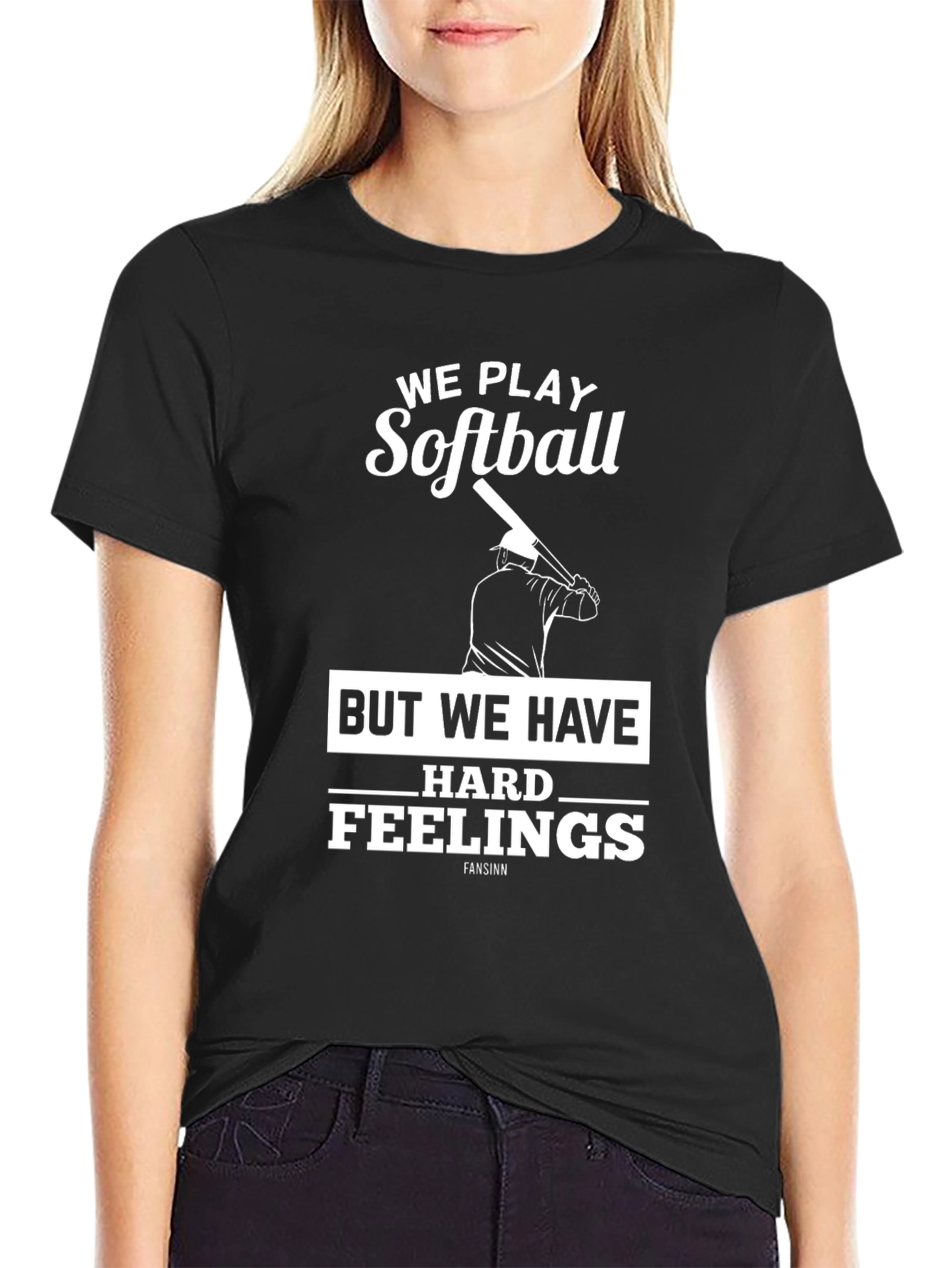 Softball Hard Feelings Graphic T-Shirt