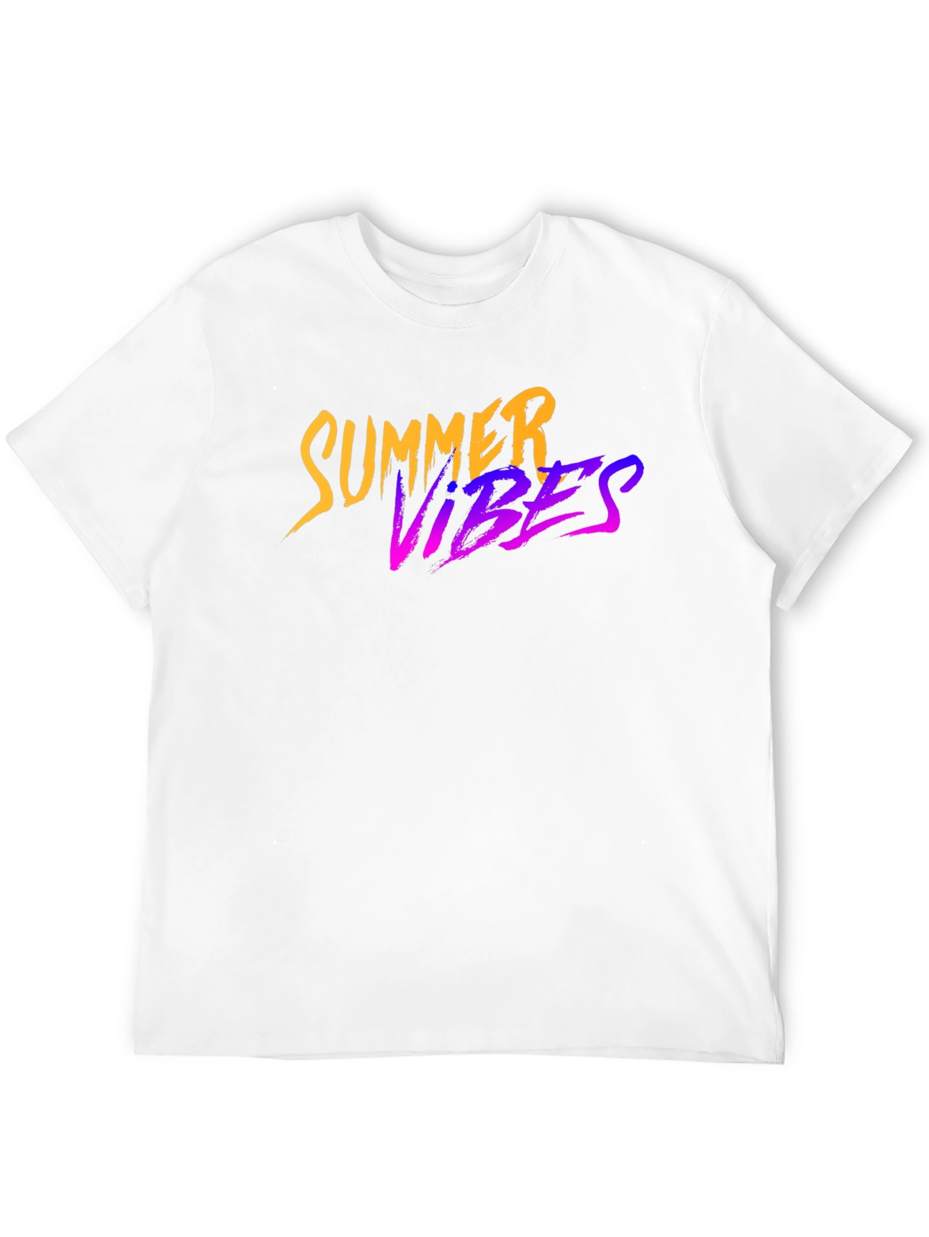 Summer Vibes Graphic Black T-Shirt