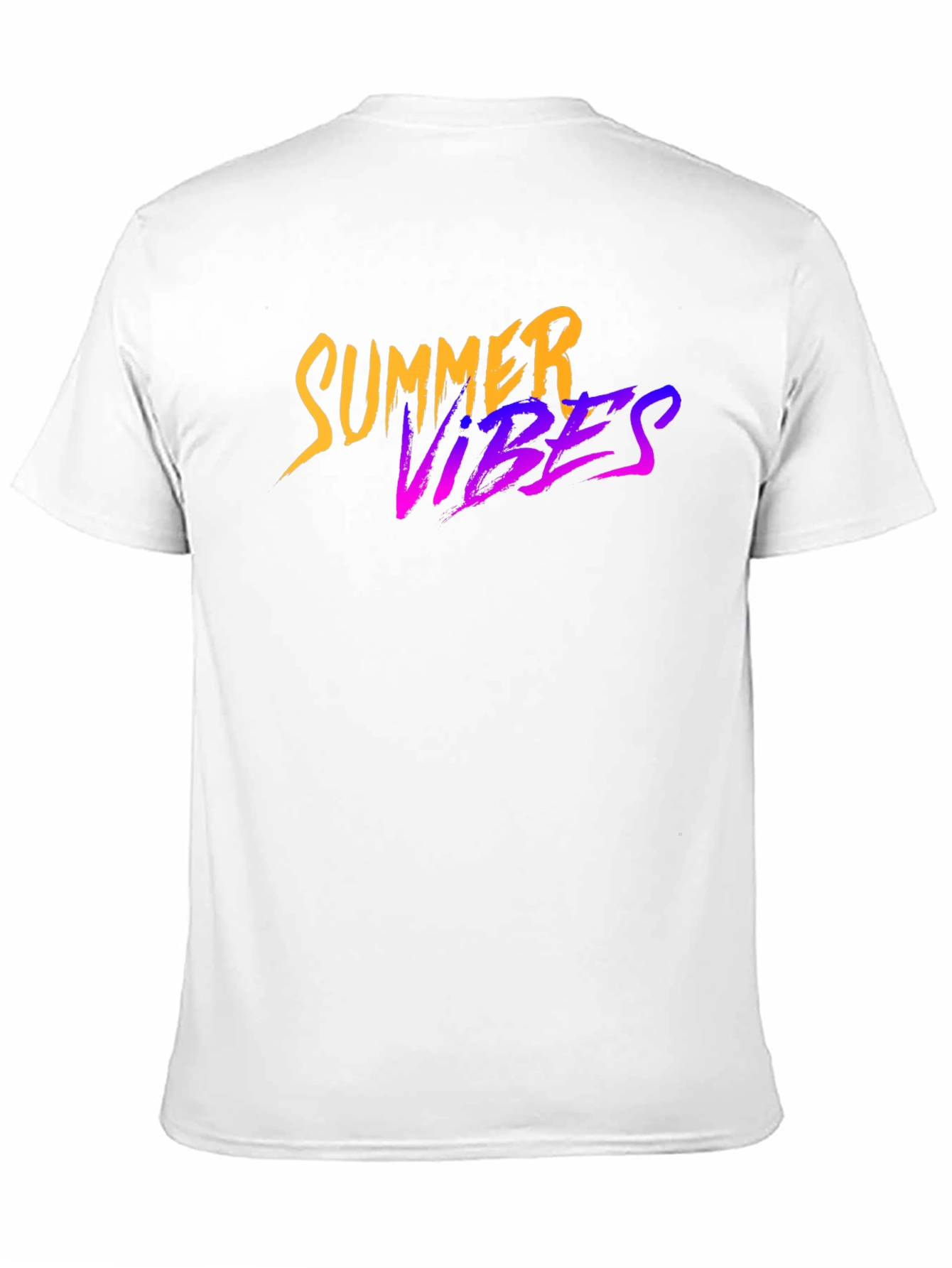 Summer Vibes Graphic Black T-Shirt