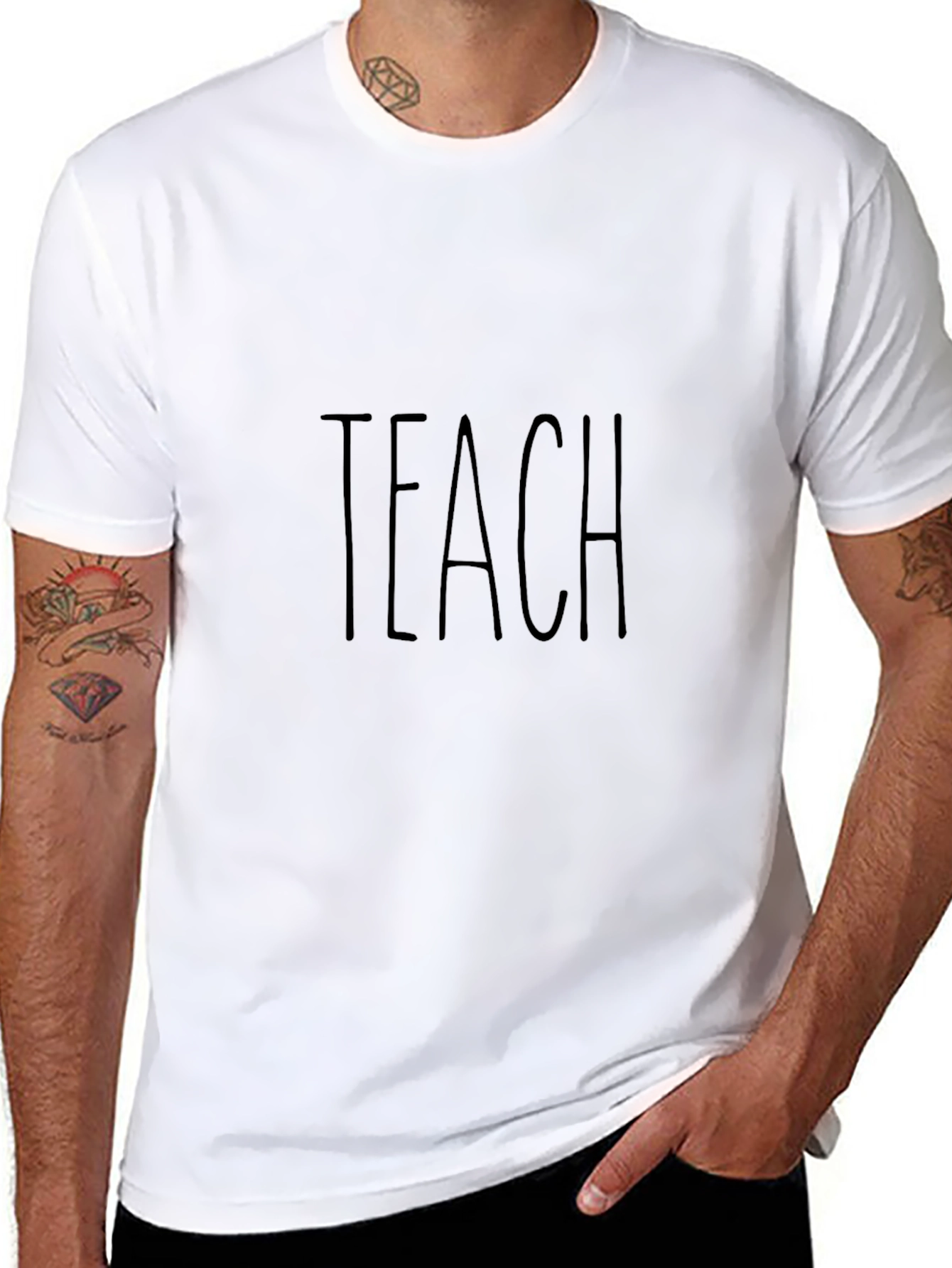 Teach Black T-Shirt