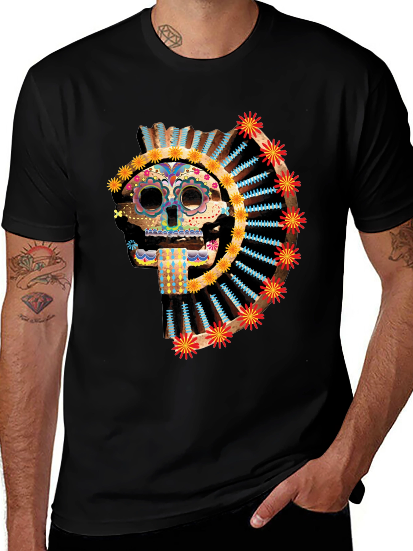 Day of the Dead Skull T-Shirt