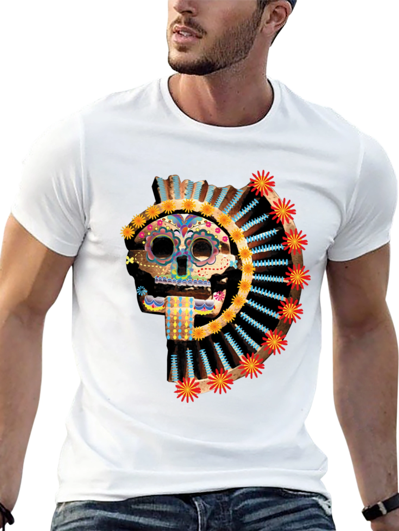 Day of the Dead Skull T-Shirt