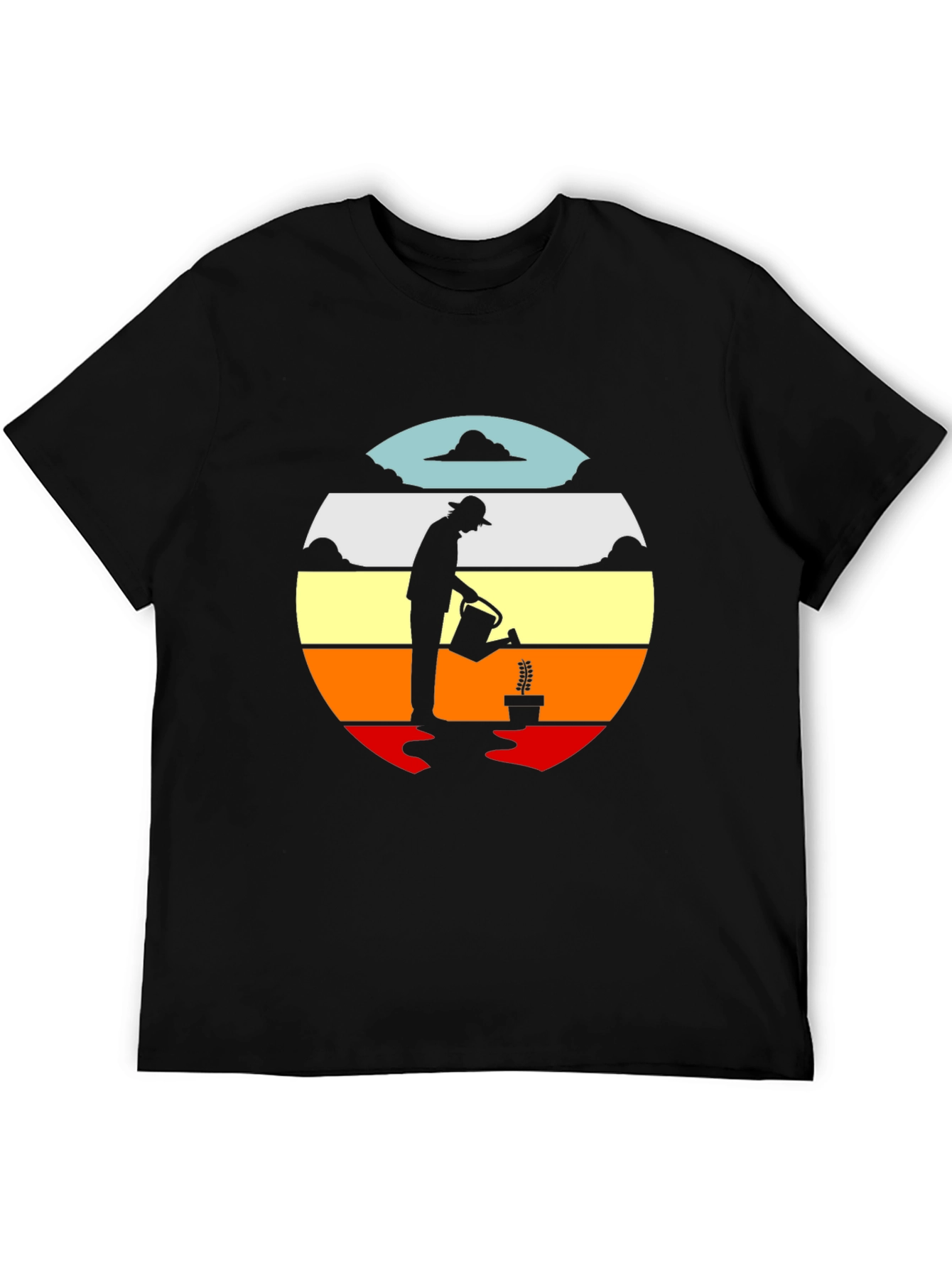 Gardener Sunset Graphic T-Shirt