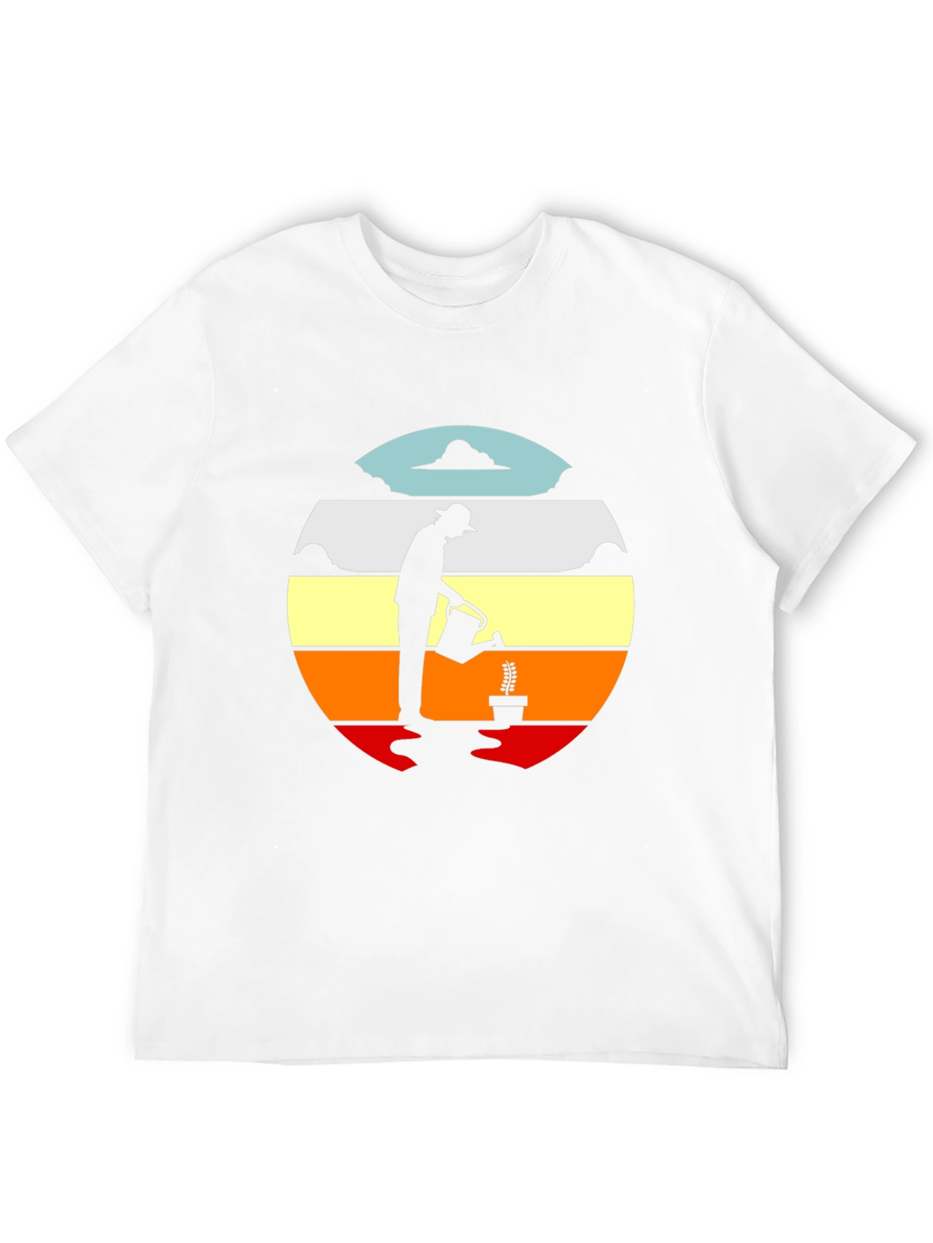 Gardener Sunset Graphic T-Shirt