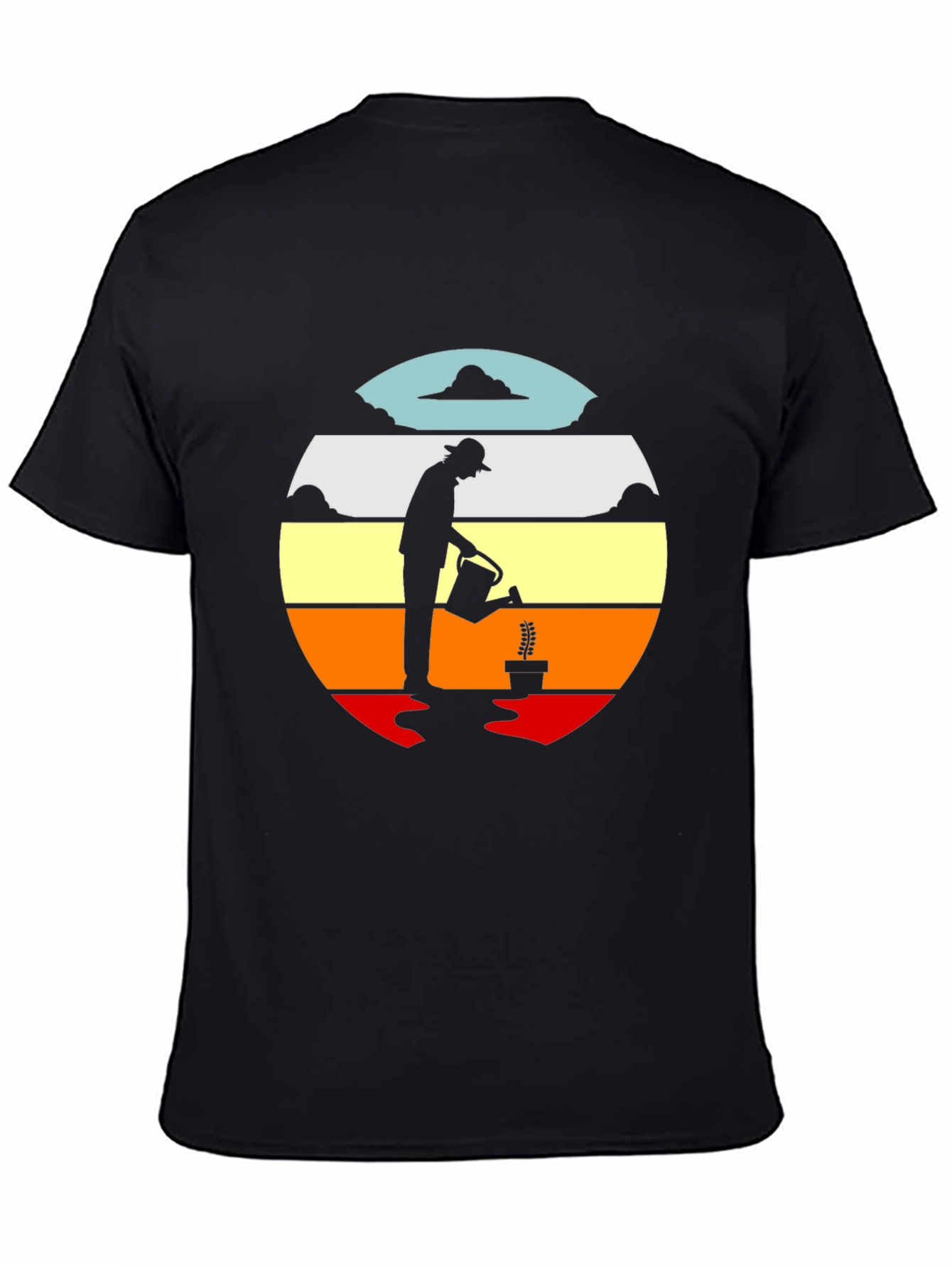 Gardener Sunset Graphic T-Shirt
