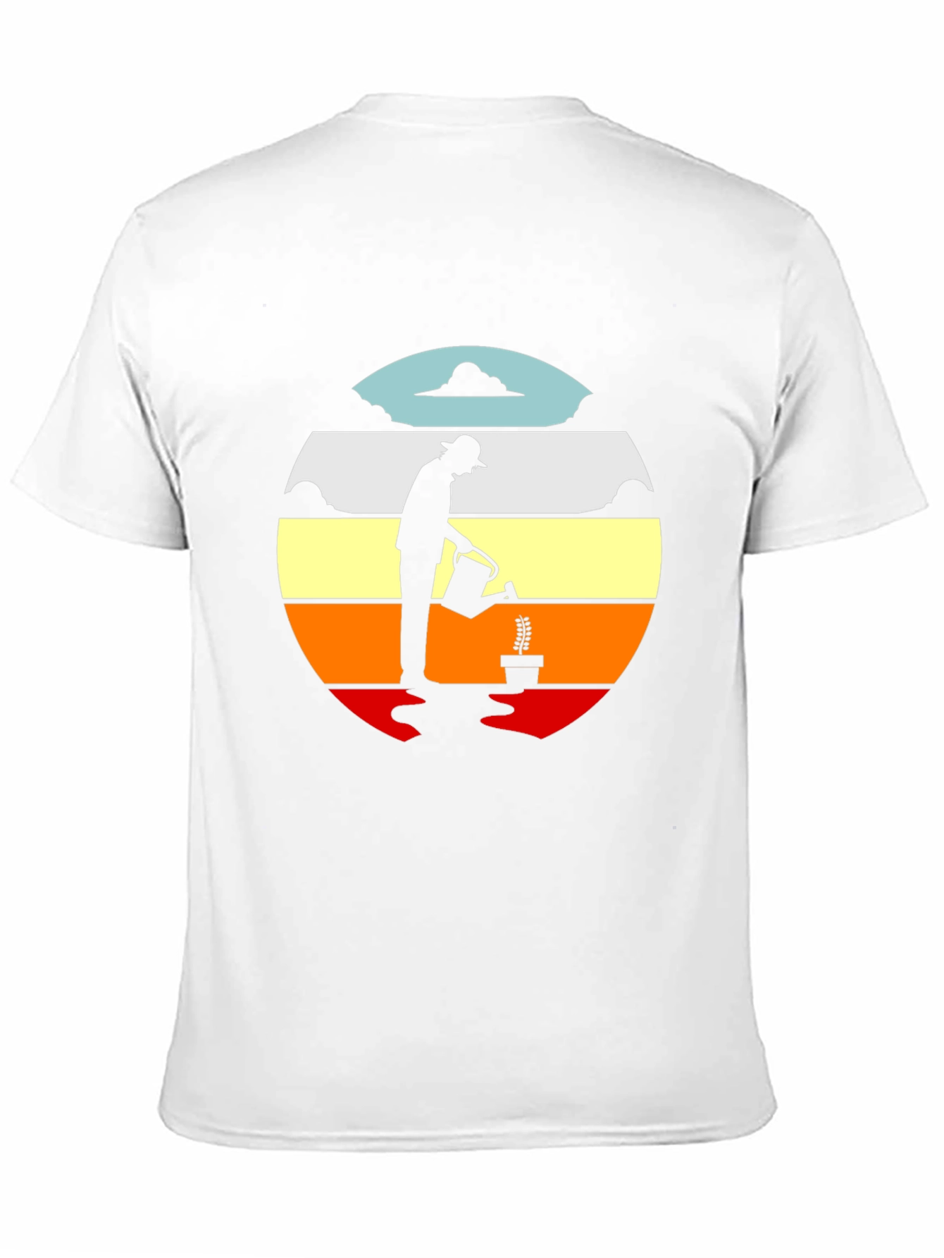 Gardener Sunset Graphic T-Shirt