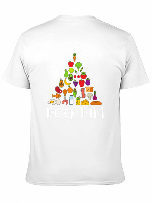 Do or Diet T-Shirt - Food Pyramid Graphic Tee