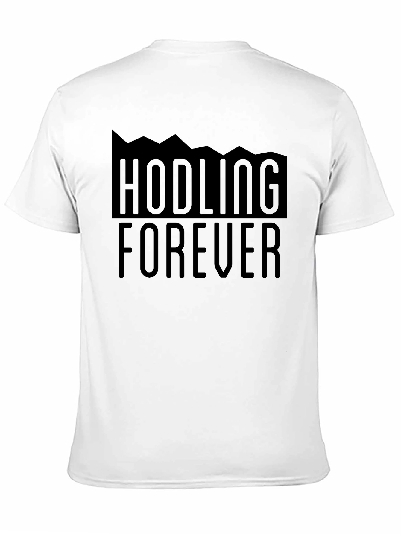 HODLING FOREVER Crypto Investor Black Graphic Tee