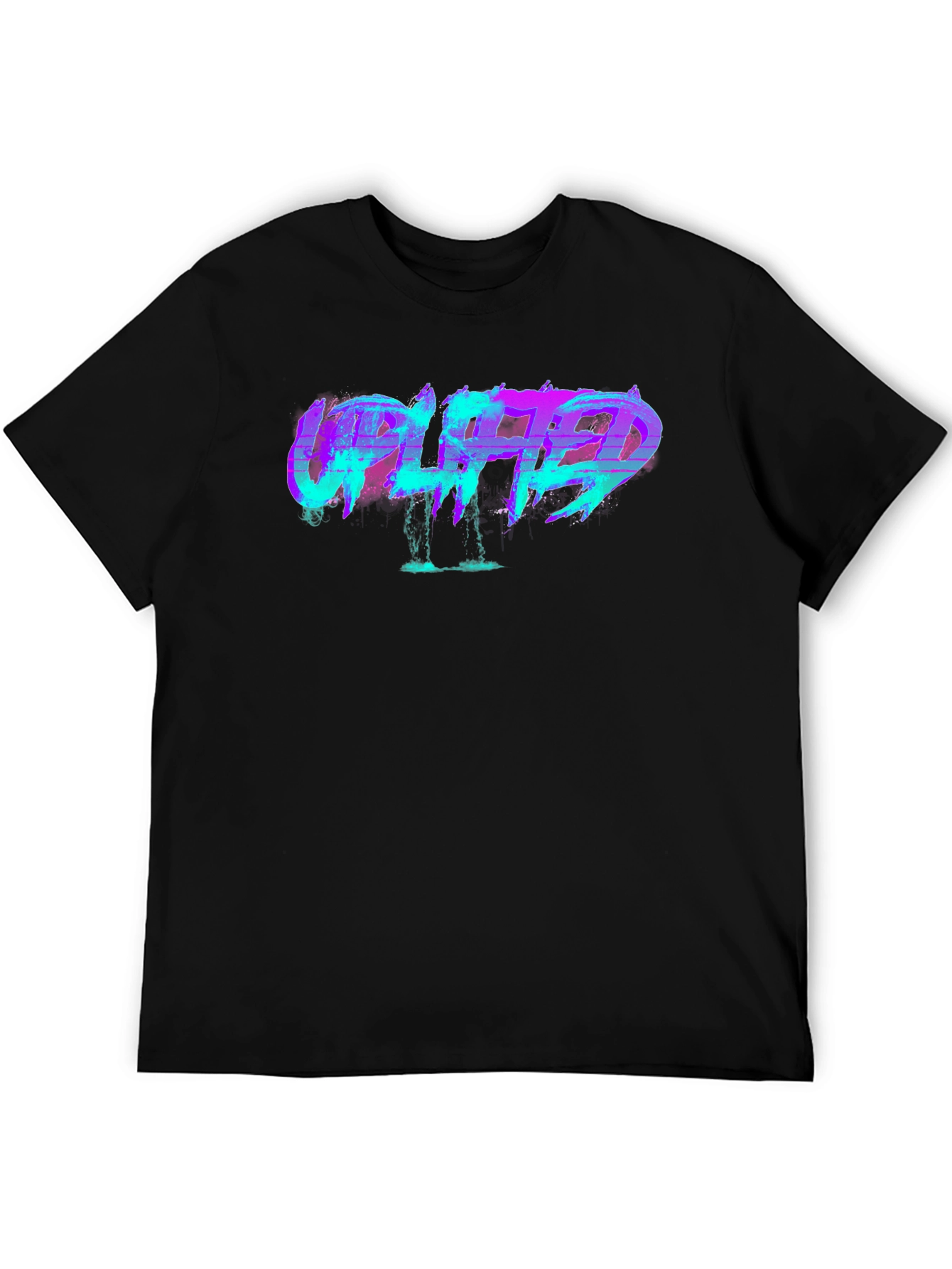 Uplifted Graphic Print Crewneck T-Shirt