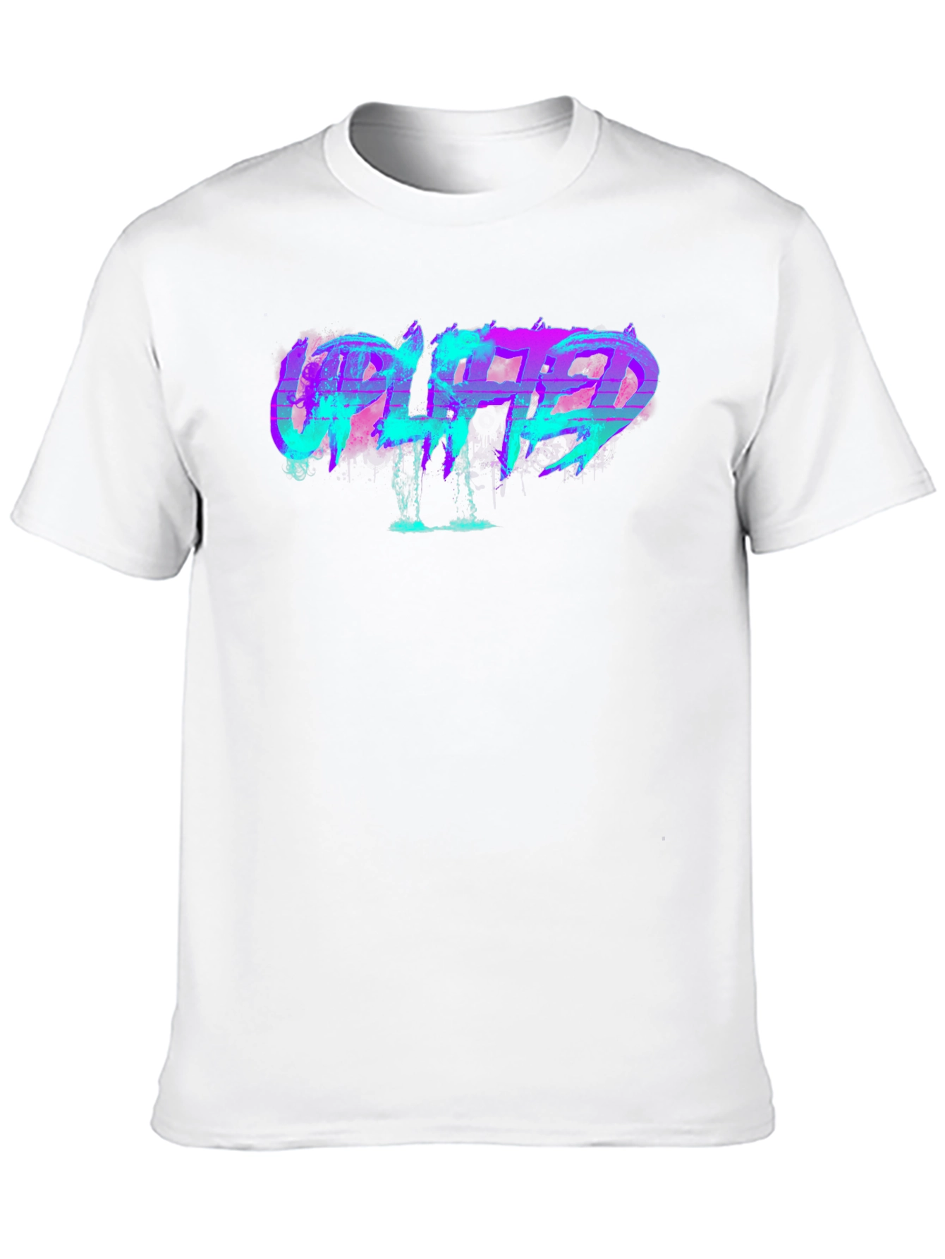 Uplifted Graphic Print Crewneck T-Shirt
