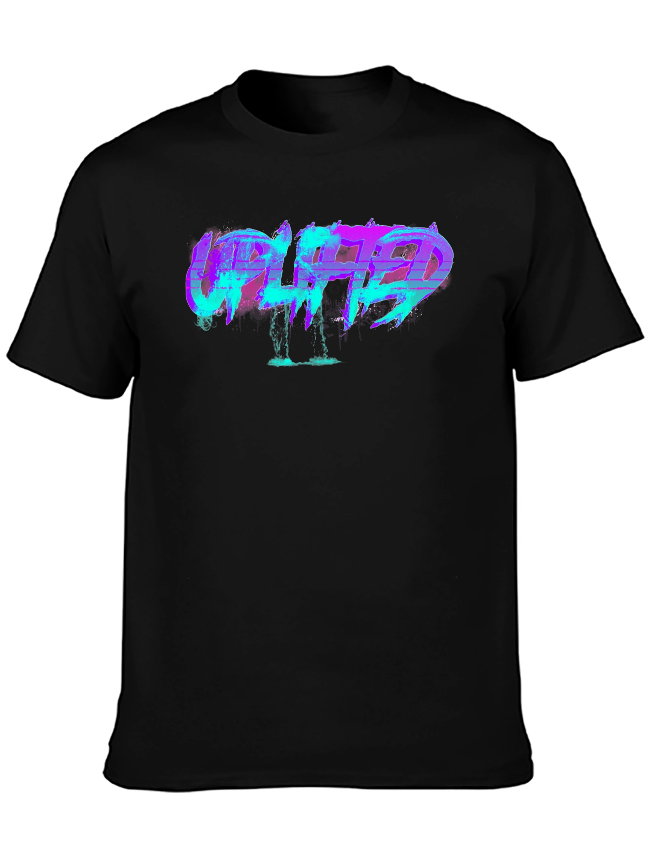 Uplifted Graphic Print Crewneck T-Shirt