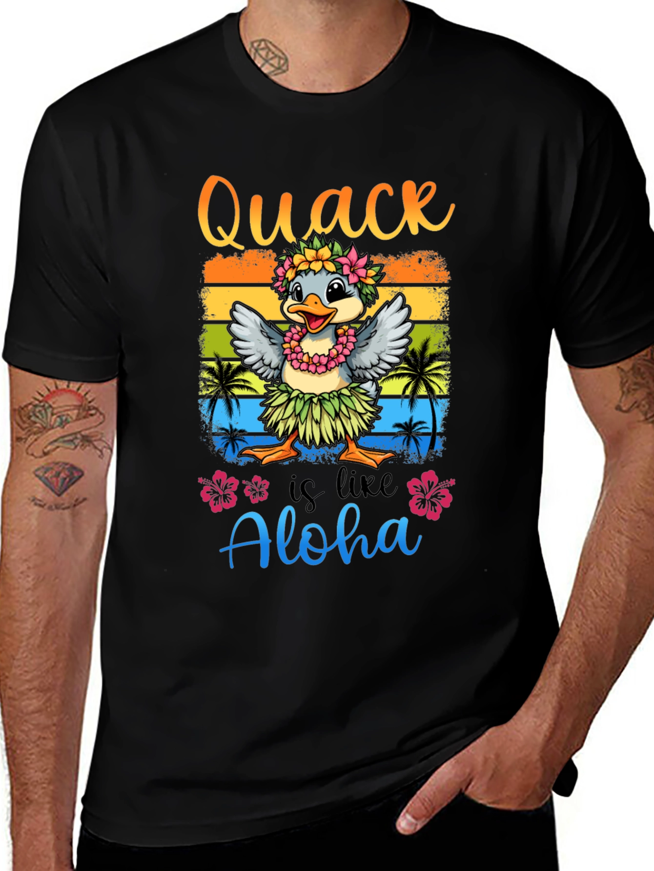 Quack is like Aloha Graphic T-Shirt