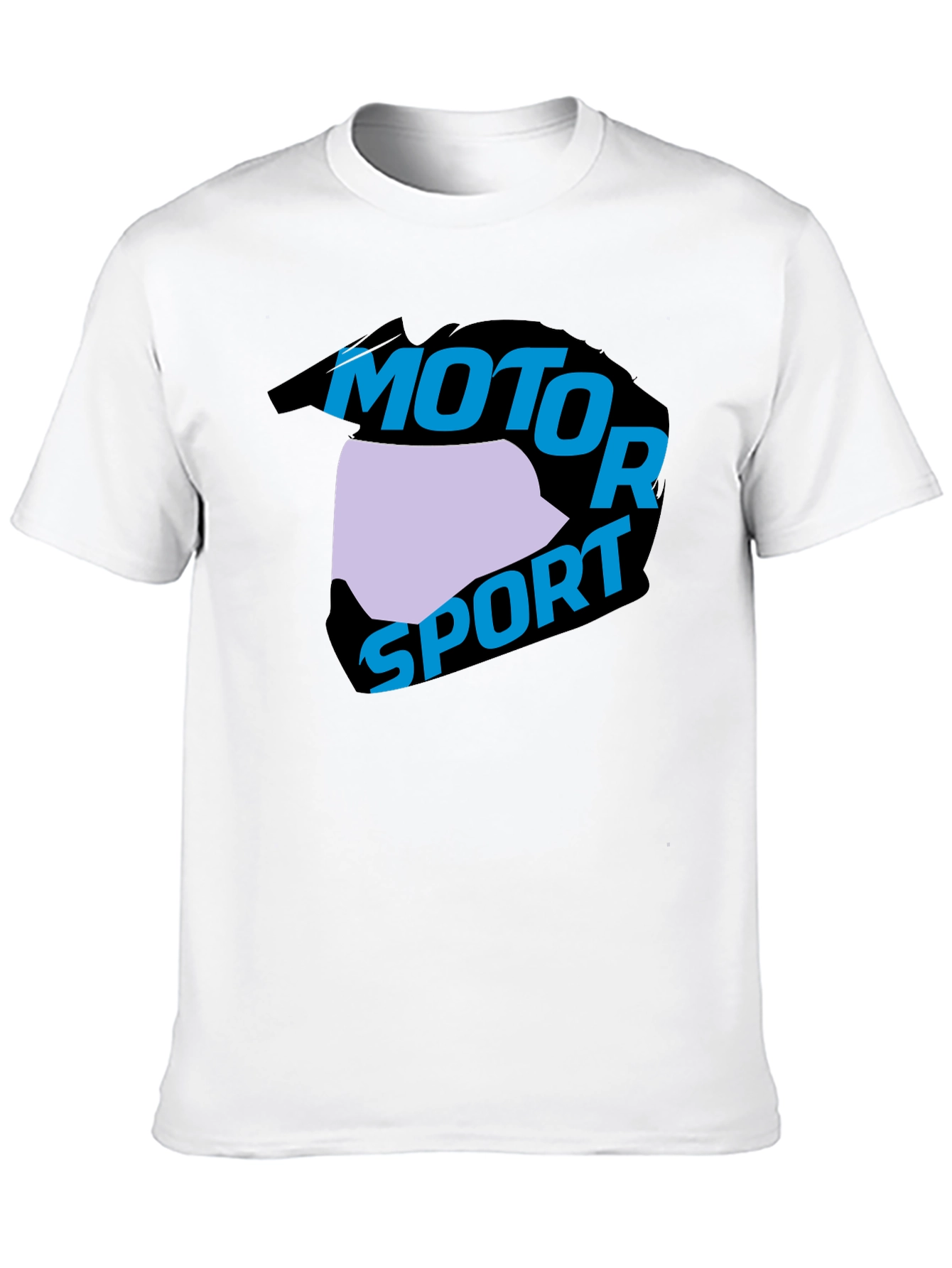 Motorsport Helmet Graphic Black T-Shirt