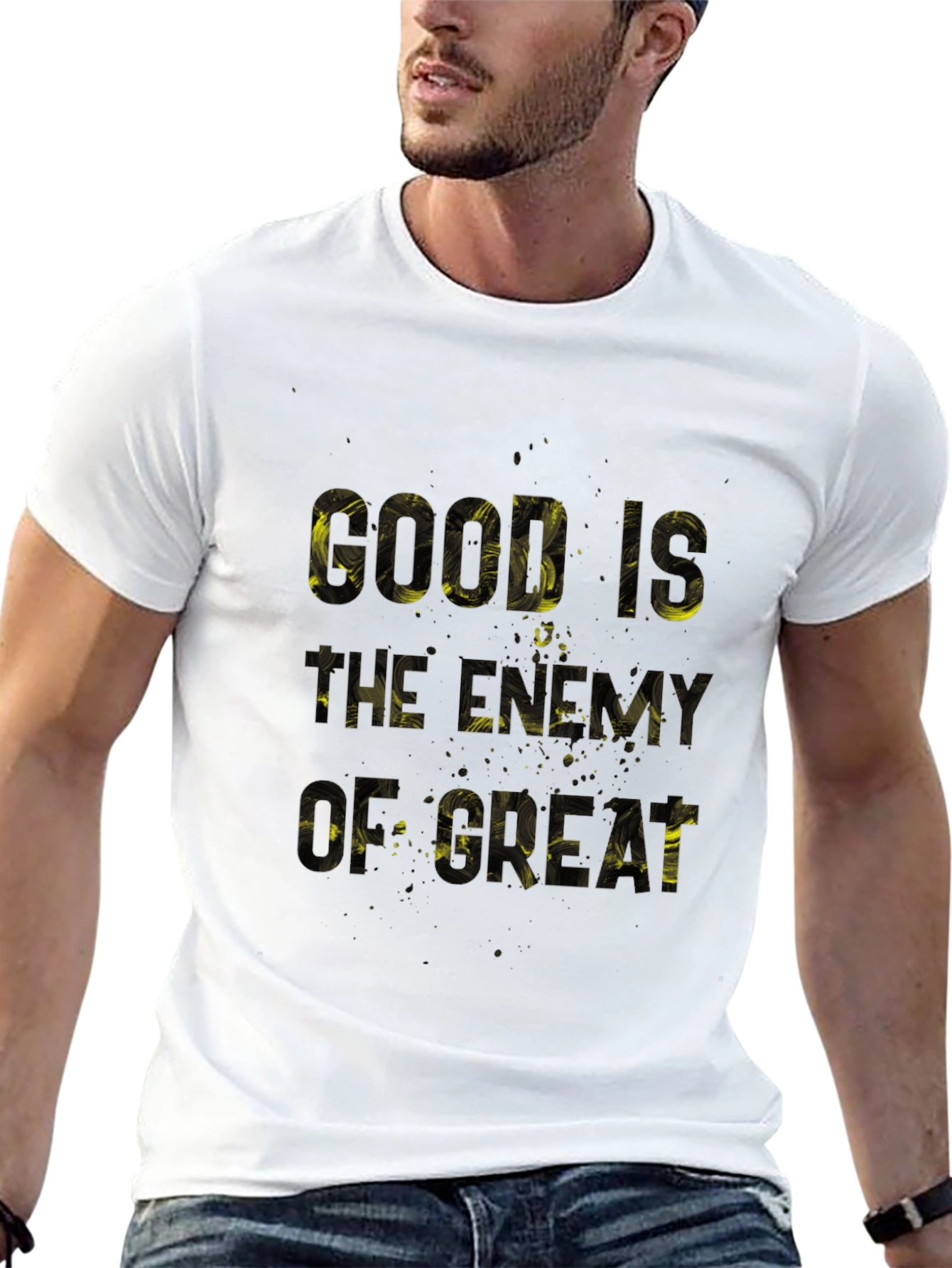 Good Is The Enemy of Great Black T-Shirt