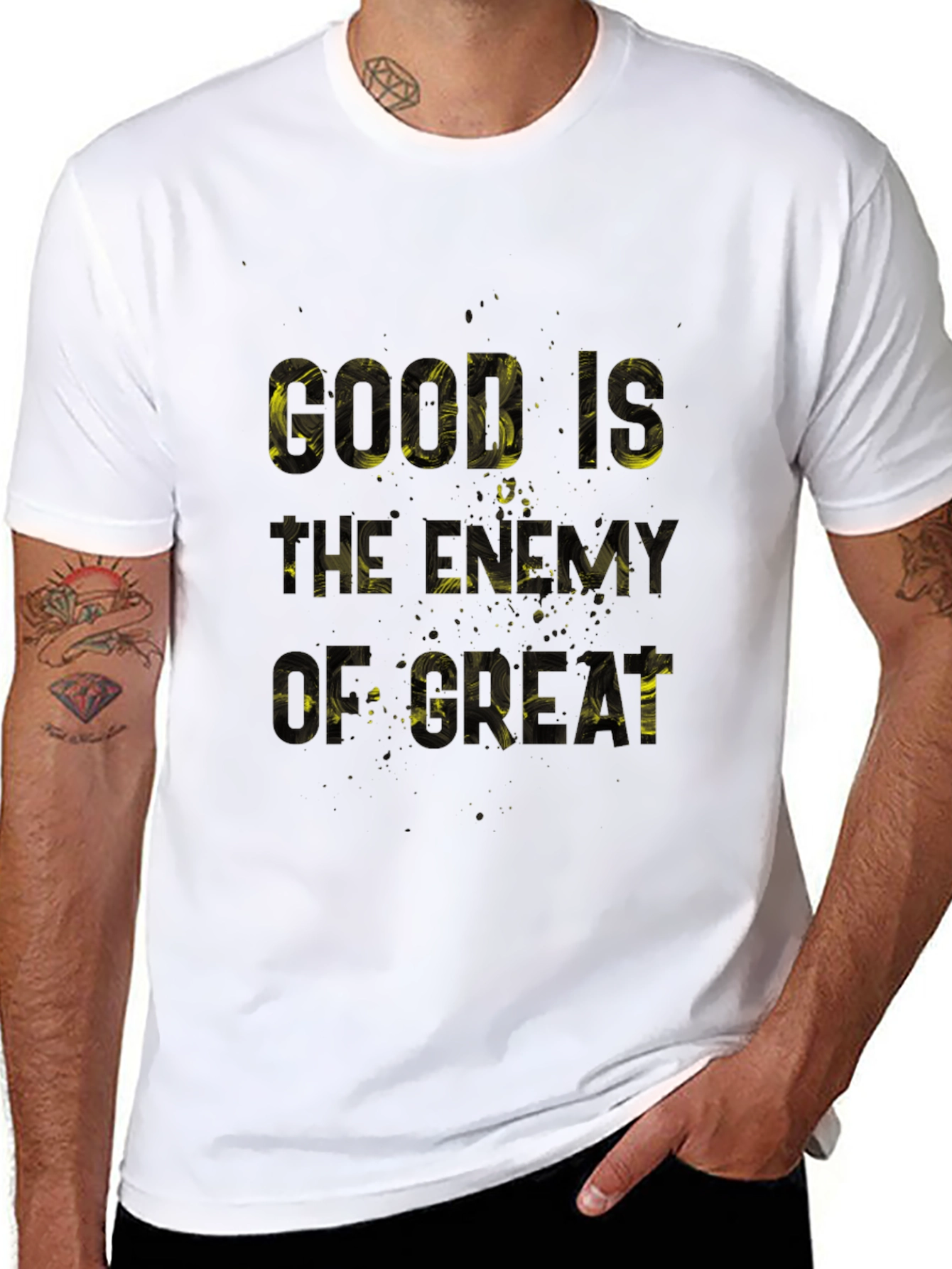 Good Is The Enemy of Great Black T-Shirt