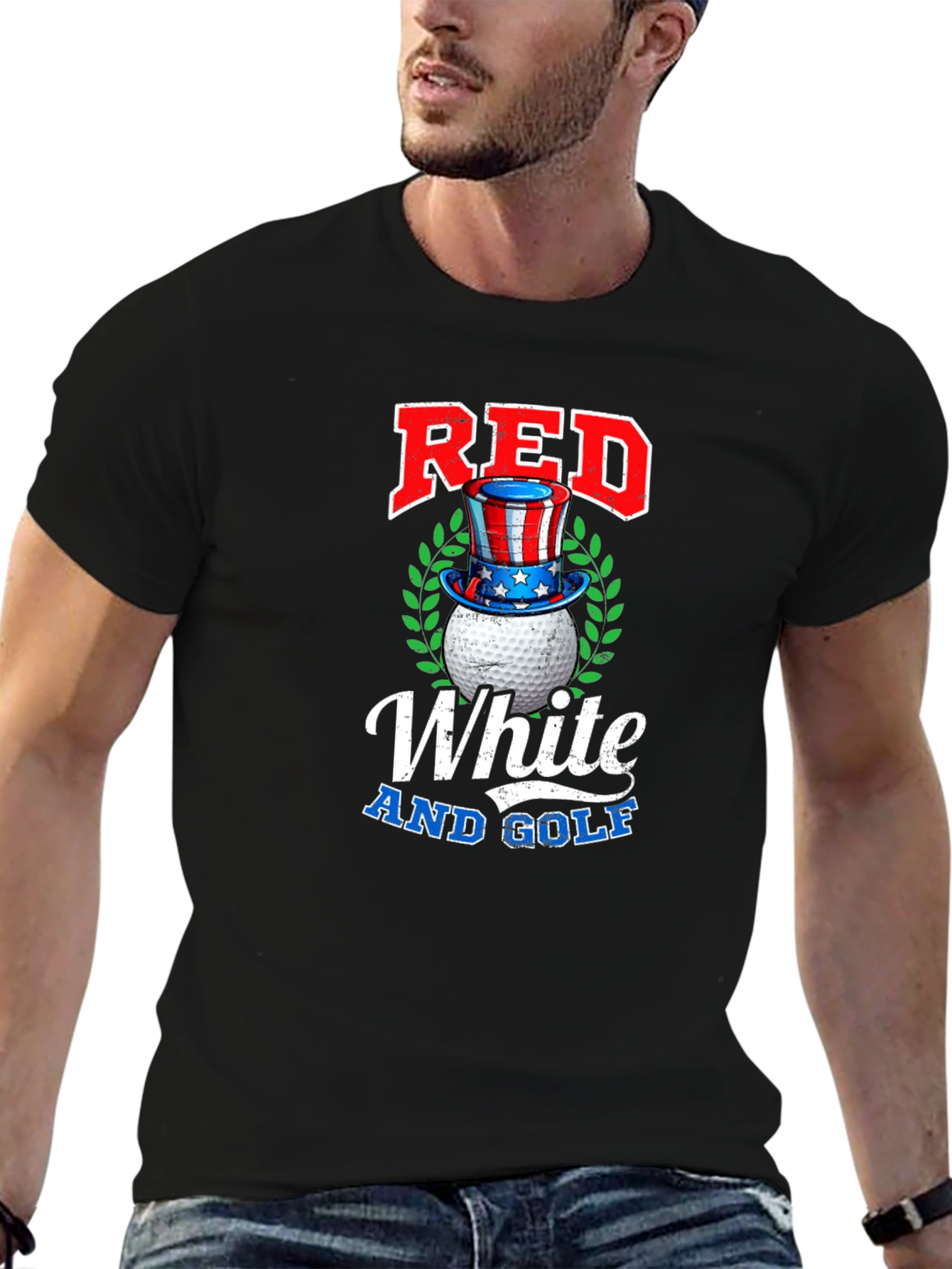 Red White and Golf T-Shirt