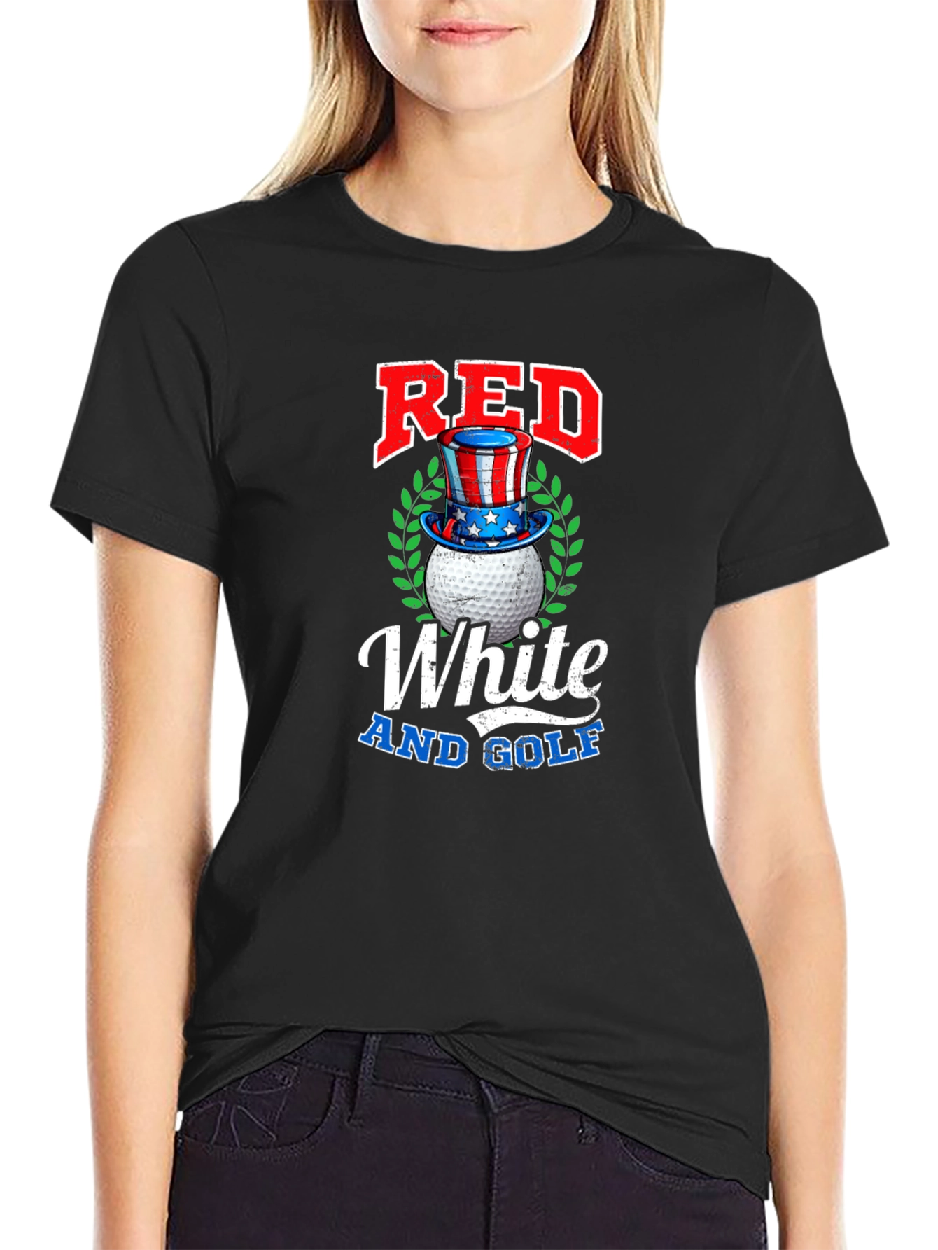 Red White and Golf T-Shirt