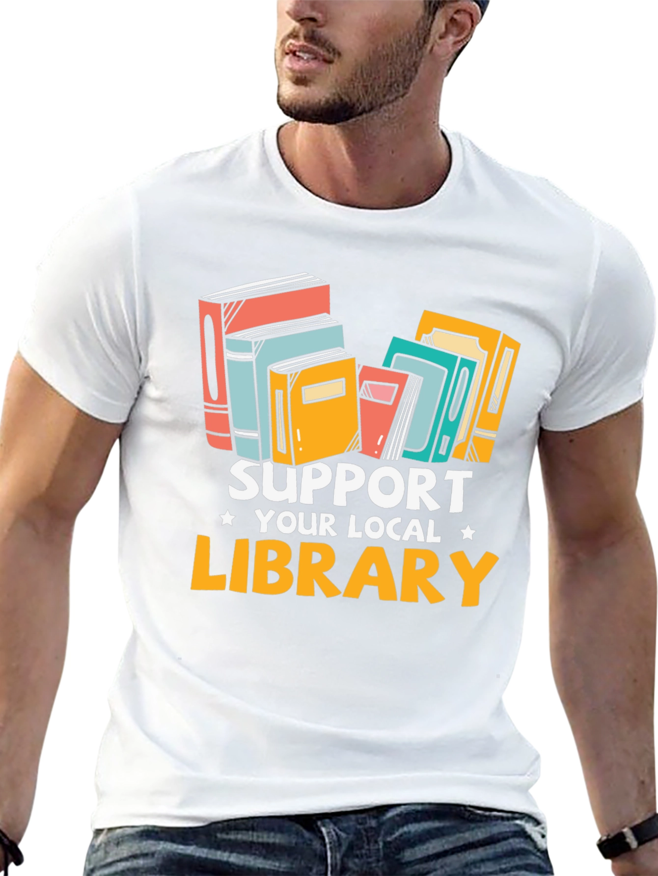 Support Your Local Library Graphic Tee