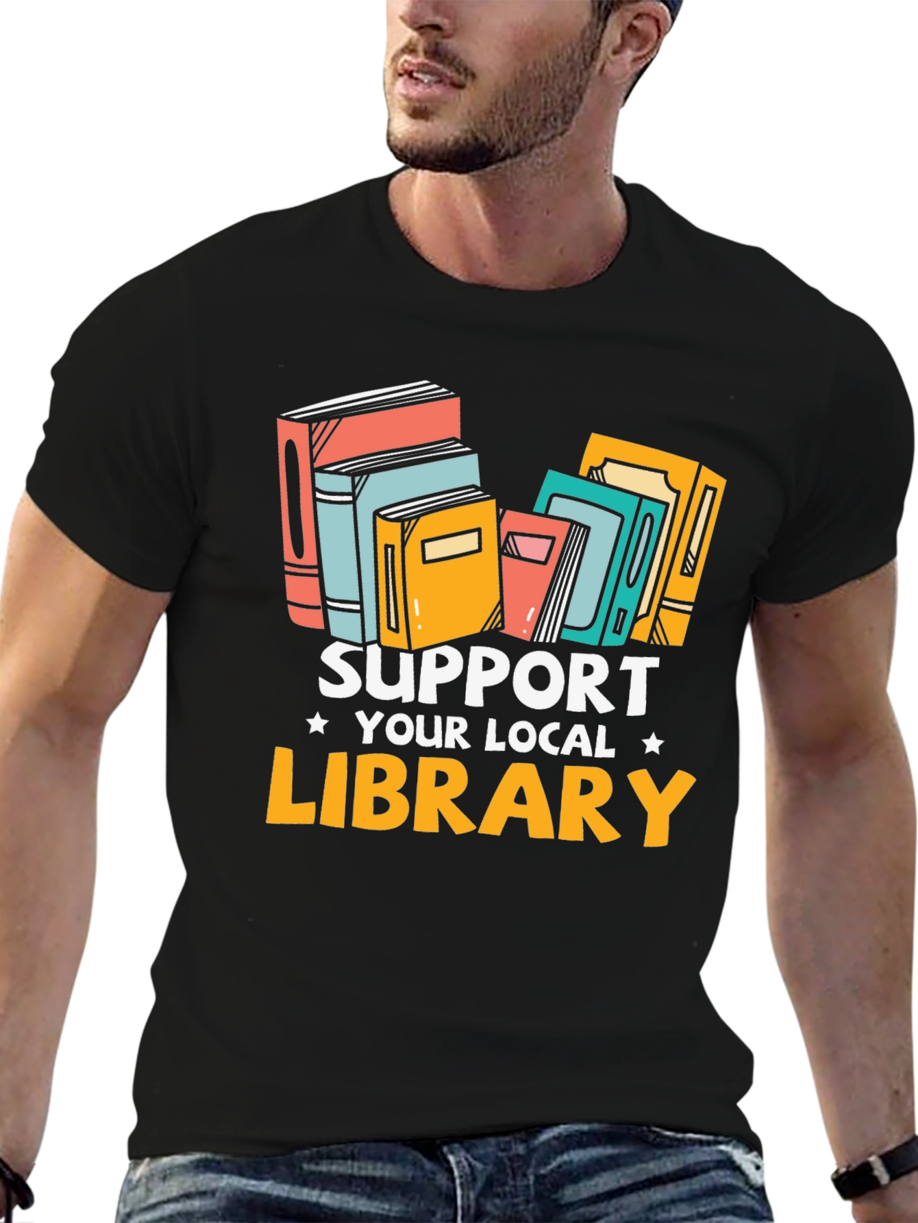 Support Your Local Library Graphic Tee