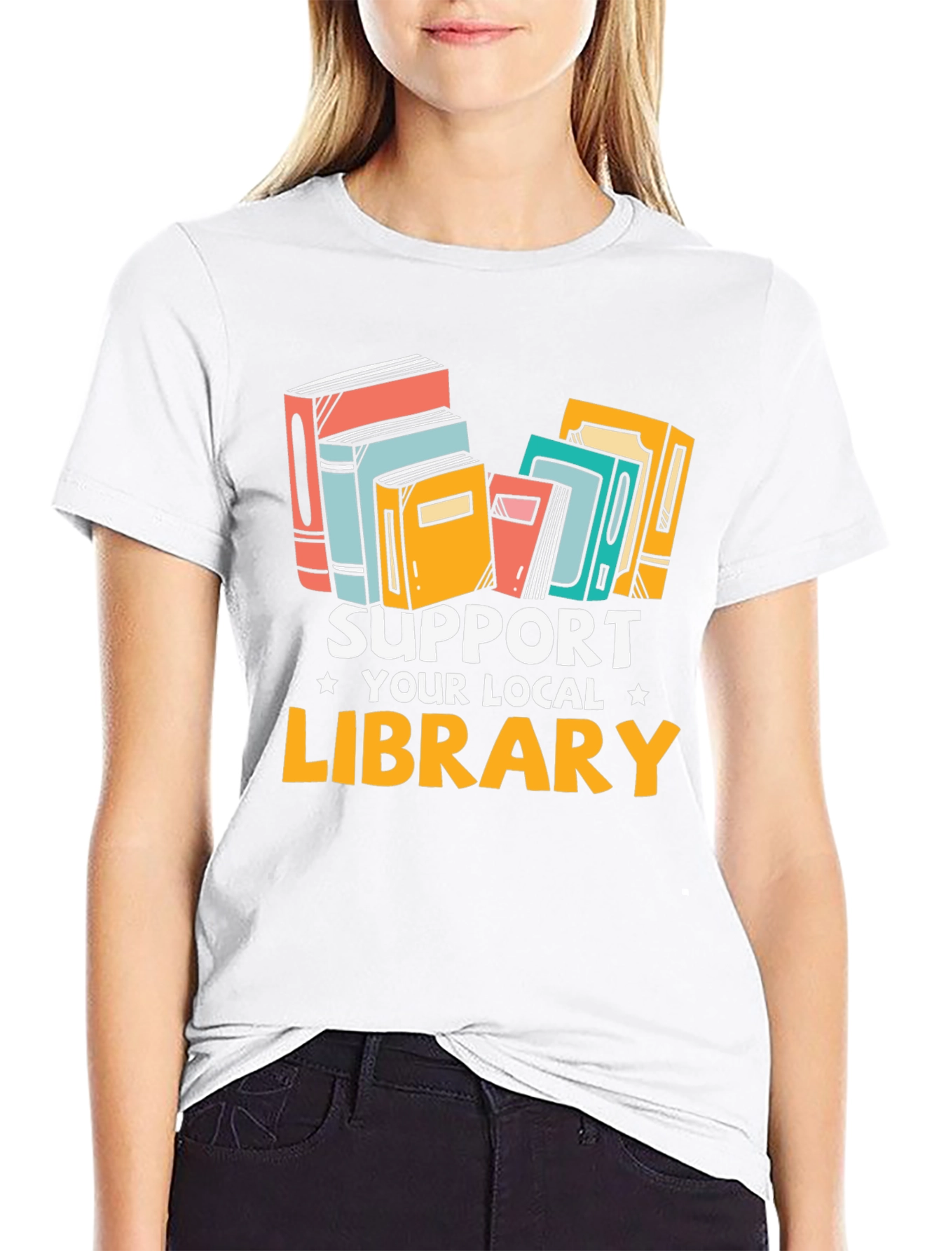 Support Your Local Library Graphic Tee