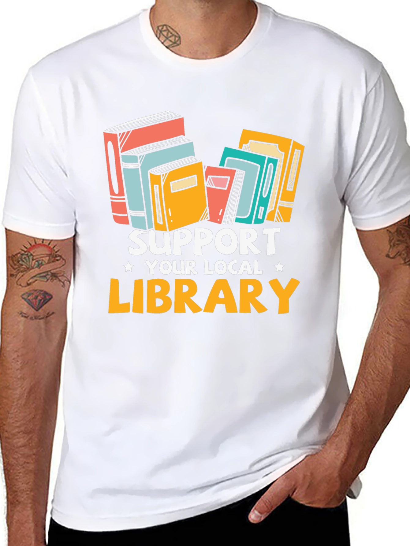 Support Your Local Library Graphic Tee
