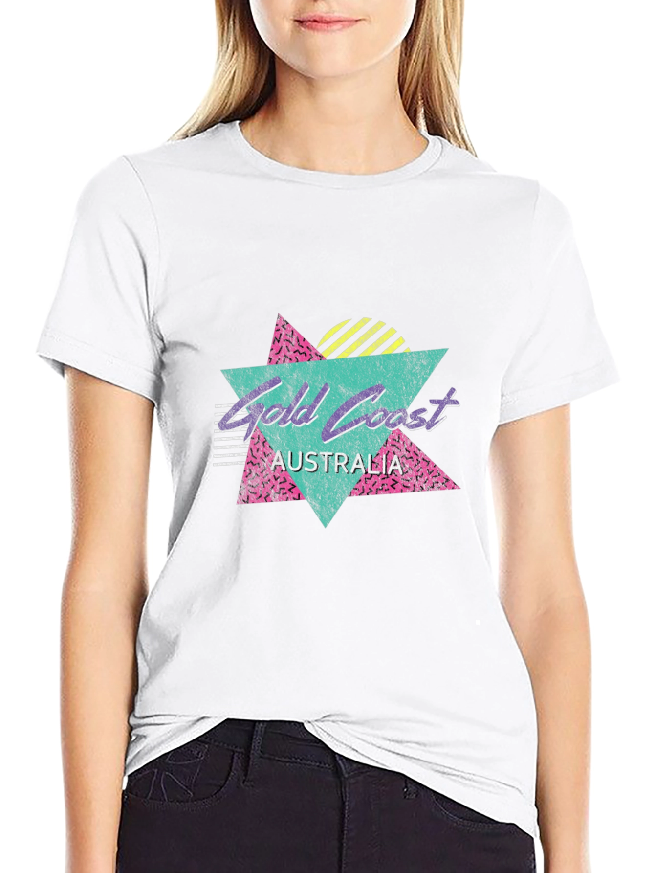 Gold Coast Australia Retro Graphic T-Shirt