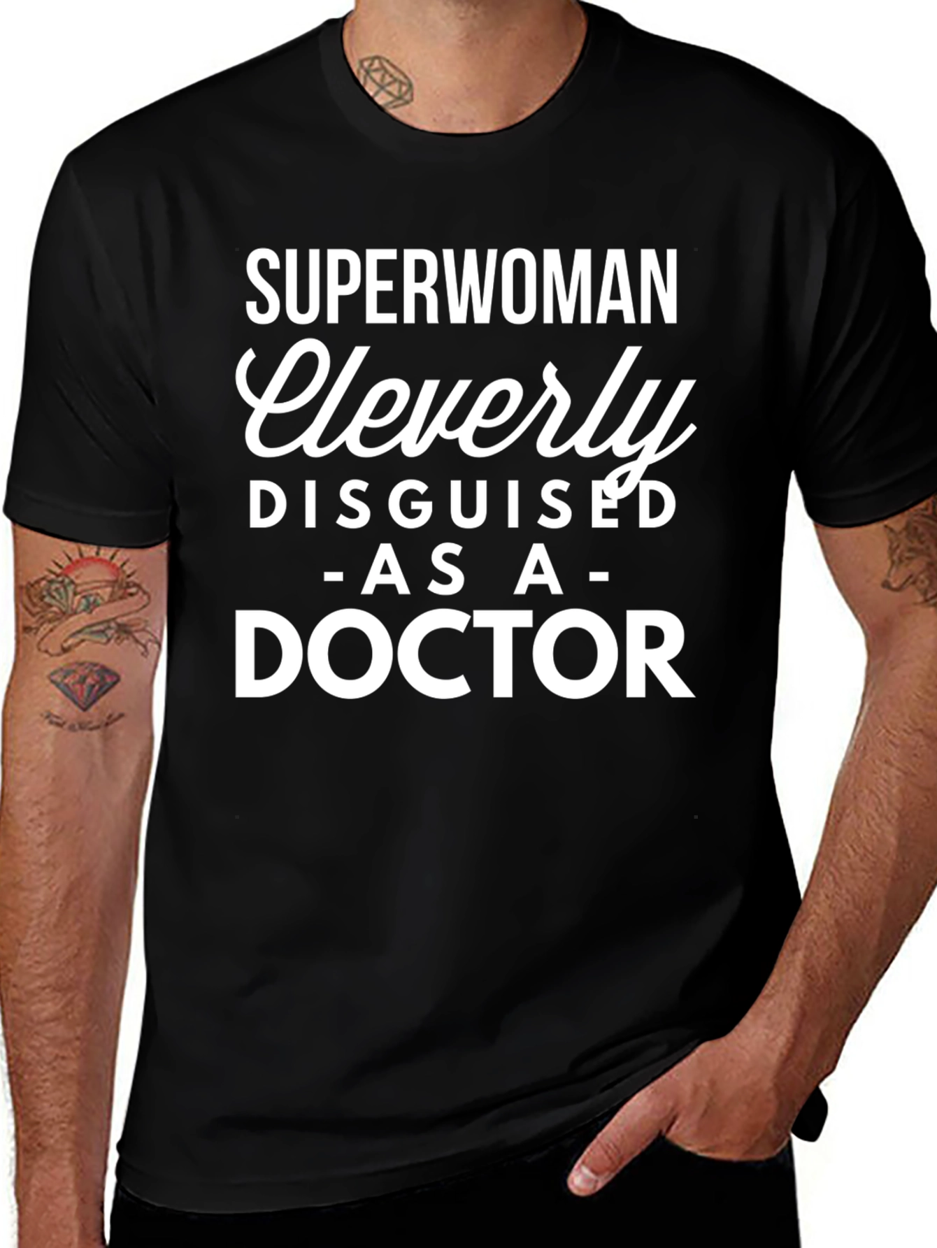 Superwoman Cleverly Disguised as a Doctor T-Shirt