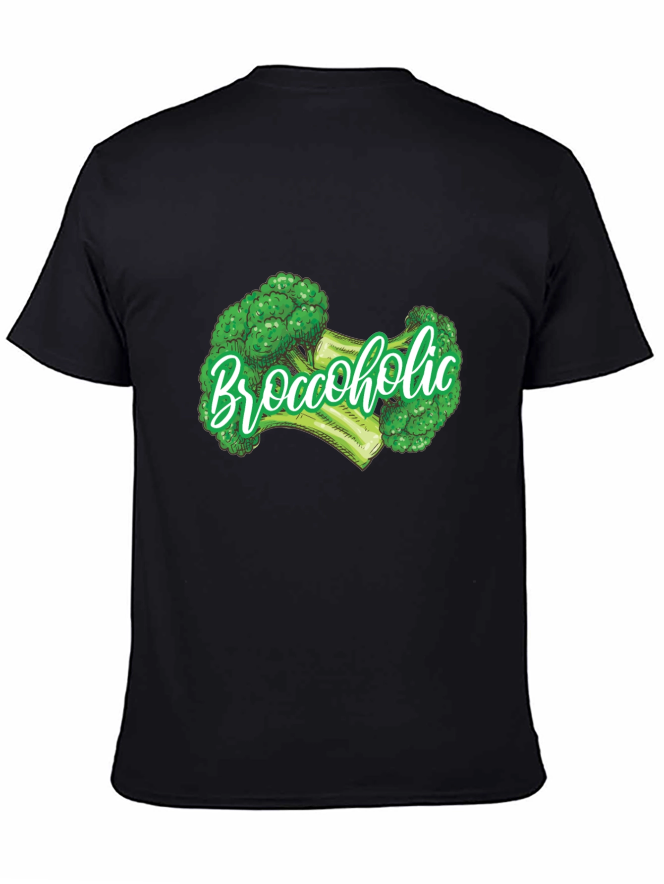 Broccoholic Graphic Tee - Funny Broccoli Lover T-Shirt