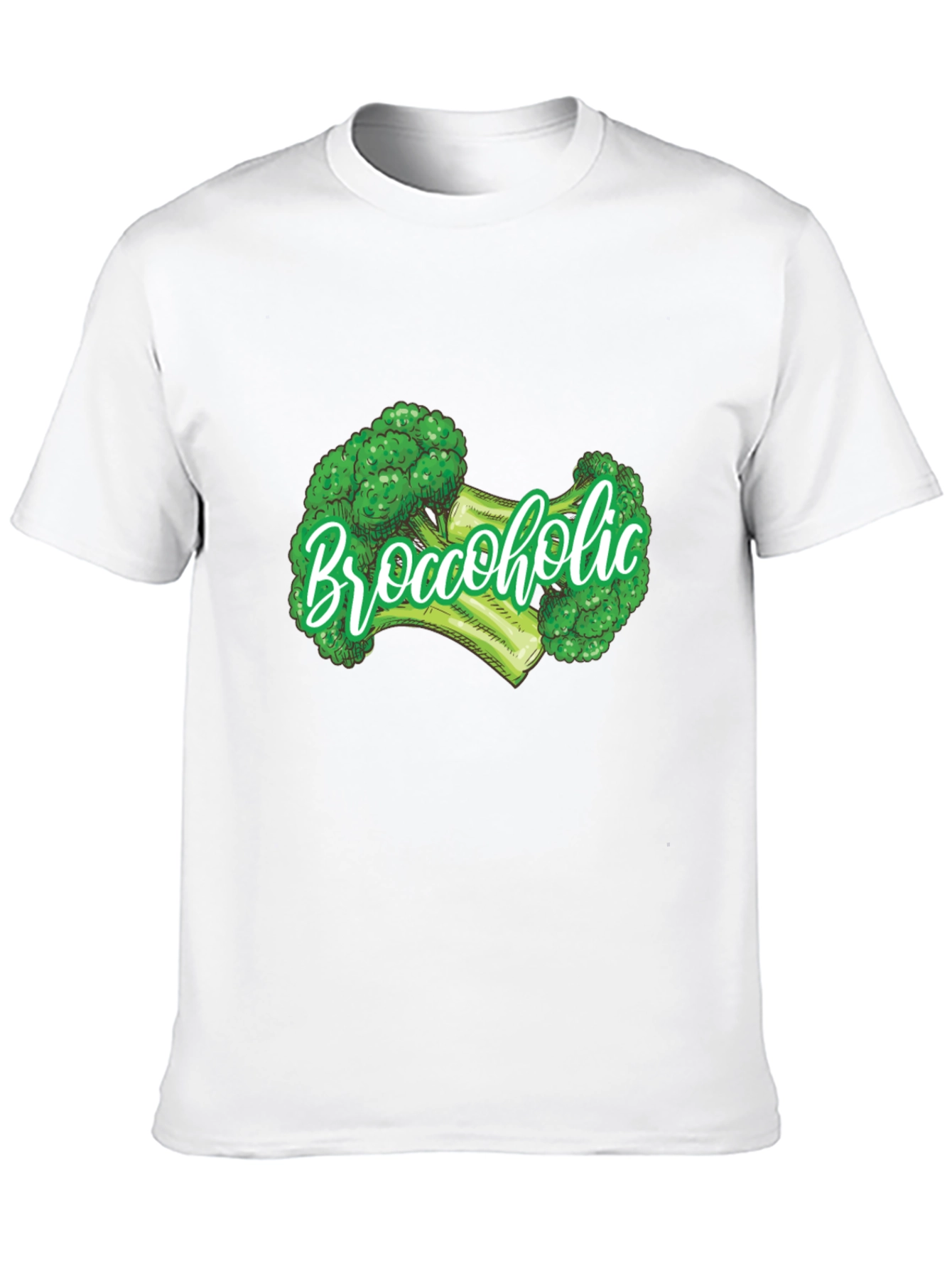 Broccoholic Graphic Tee - Funny Broccoli Lover T-Shirt