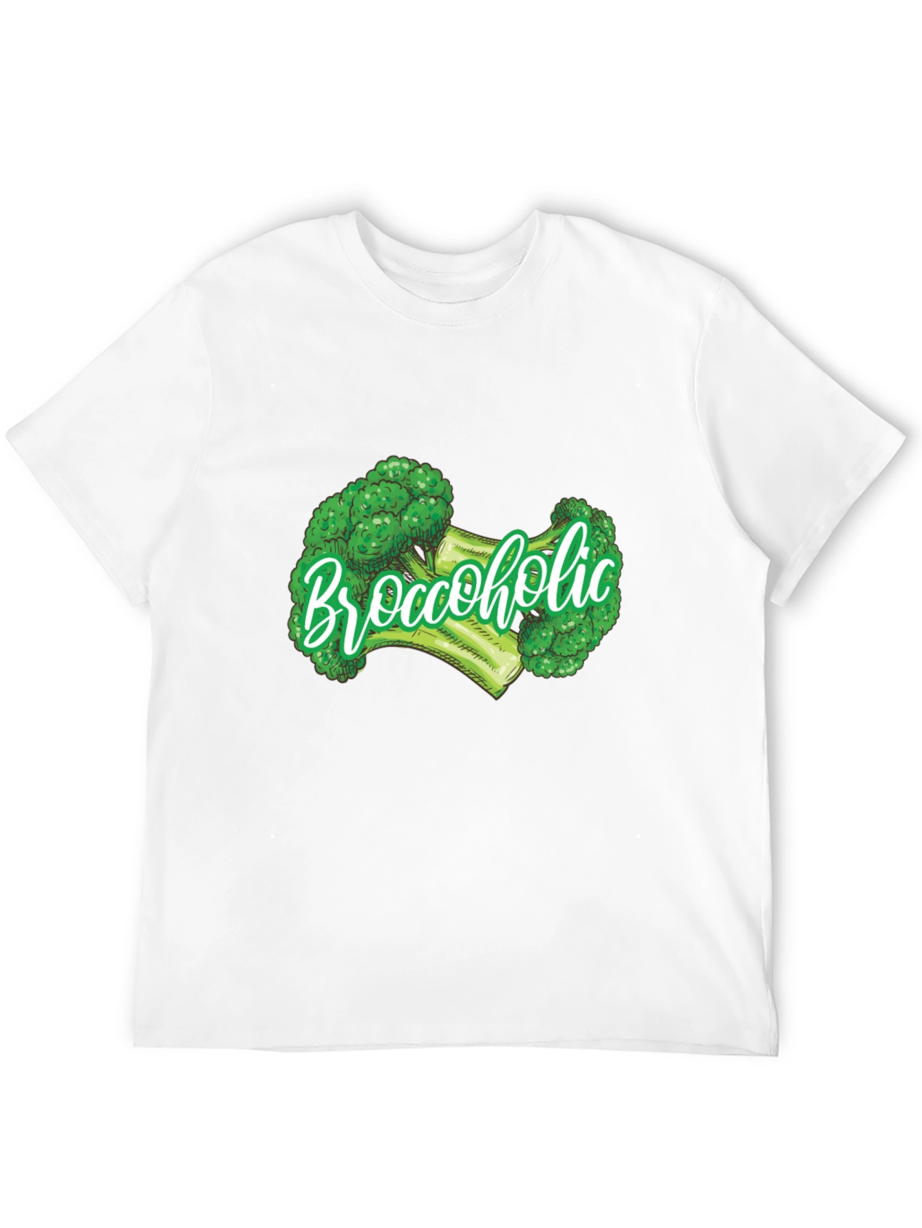 Broccoholic Graphic Tee - Funny Broccoli Lover T-Shirt