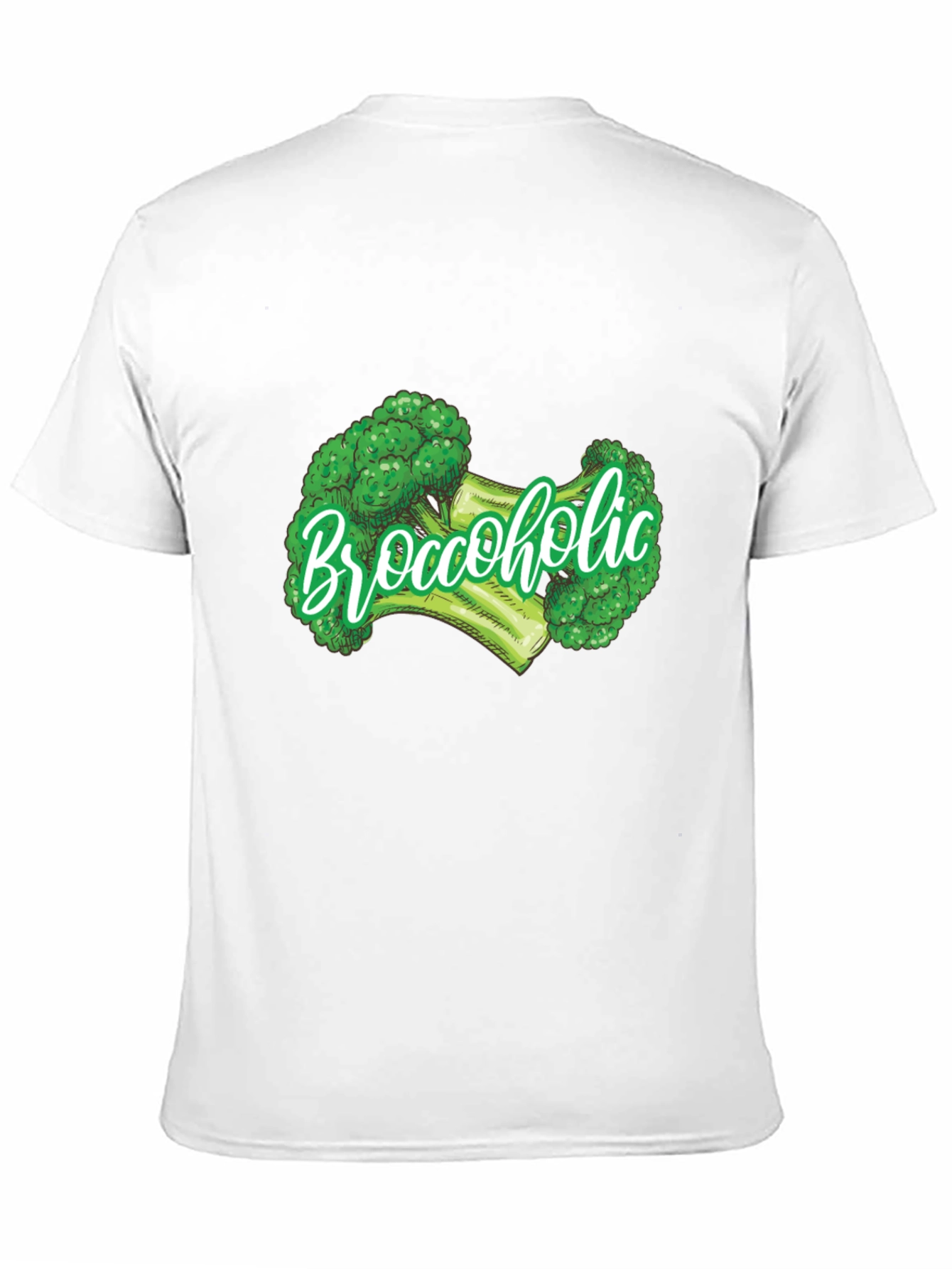 Broccoholic Graphic Tee - Funny Broccoli Lover T-Shirt