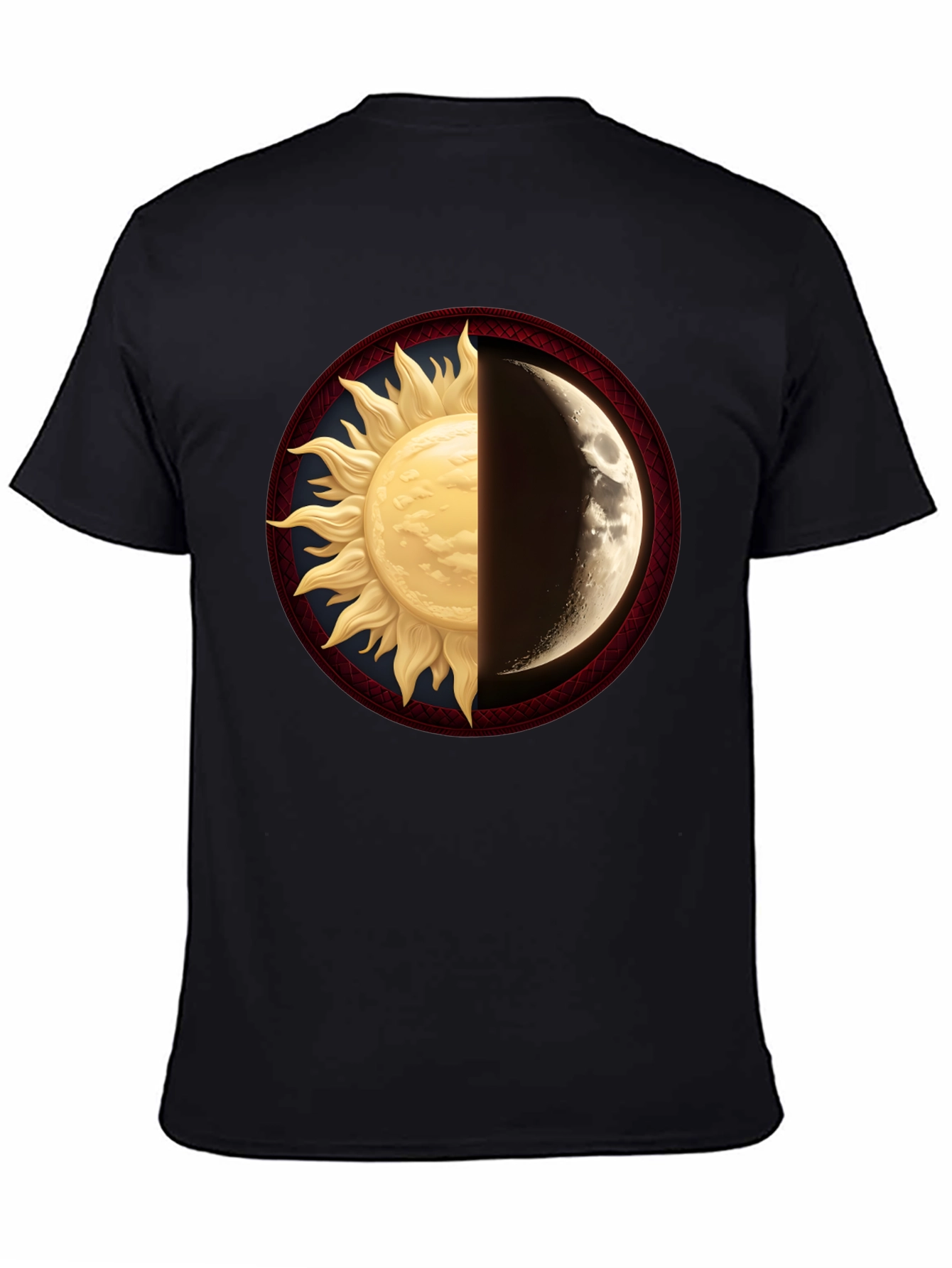 Sun and Moon Graphic Tee - Celestial Balance