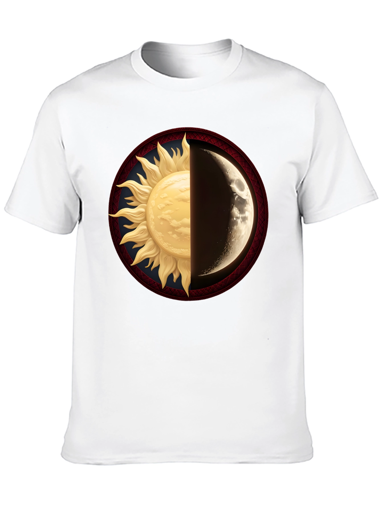 Sun and Moon Graphic Tee - Celestial Balance