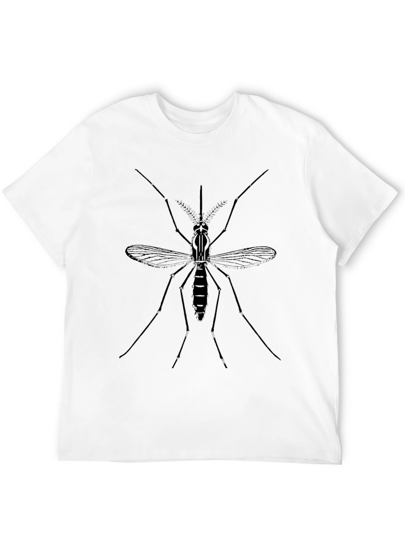 Mosquito Graphic T-Shirt - Black Cotton Tee