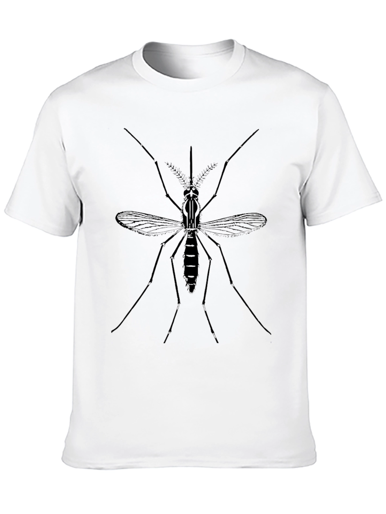 Mosquito Graphic T-Shirt - Black Cotton Tee