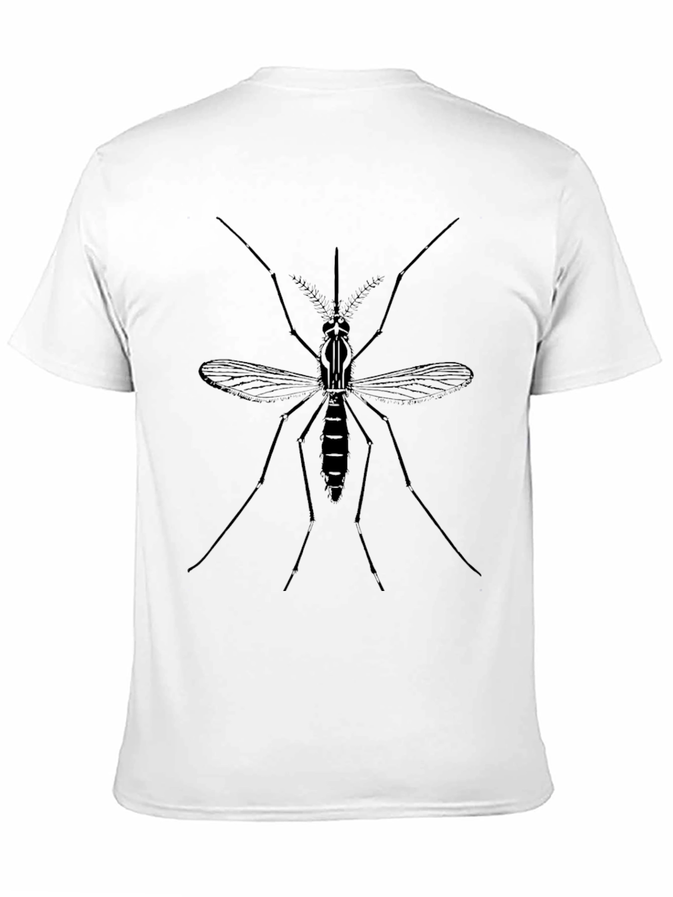 Mosquito Graphic T-Shirt - Black Cotton Tee