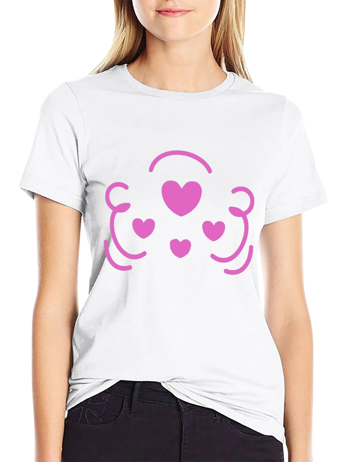 Heart Face T-Shirt - Cute Graphic Tee