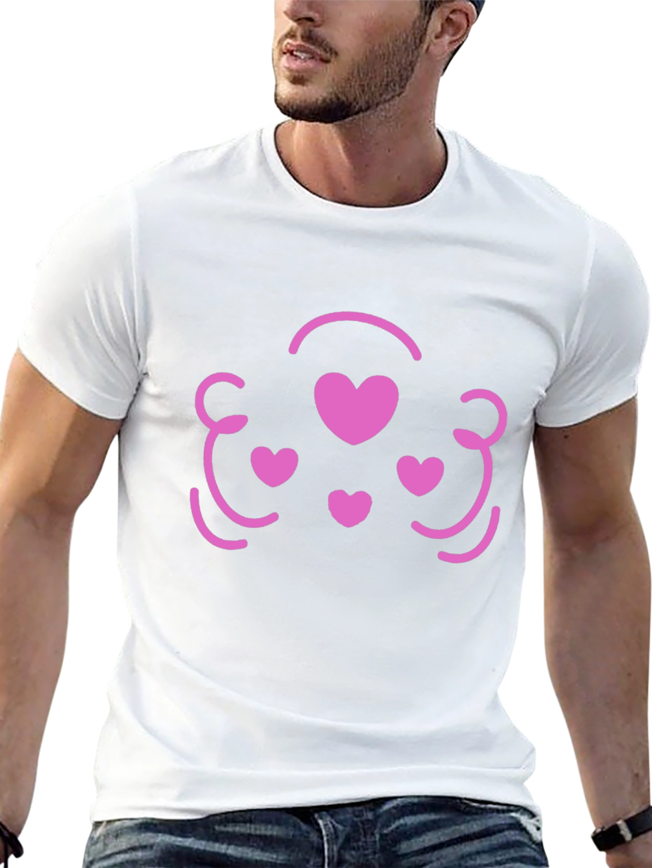 Heart Face T-Shirt - Cute Graphic Tee