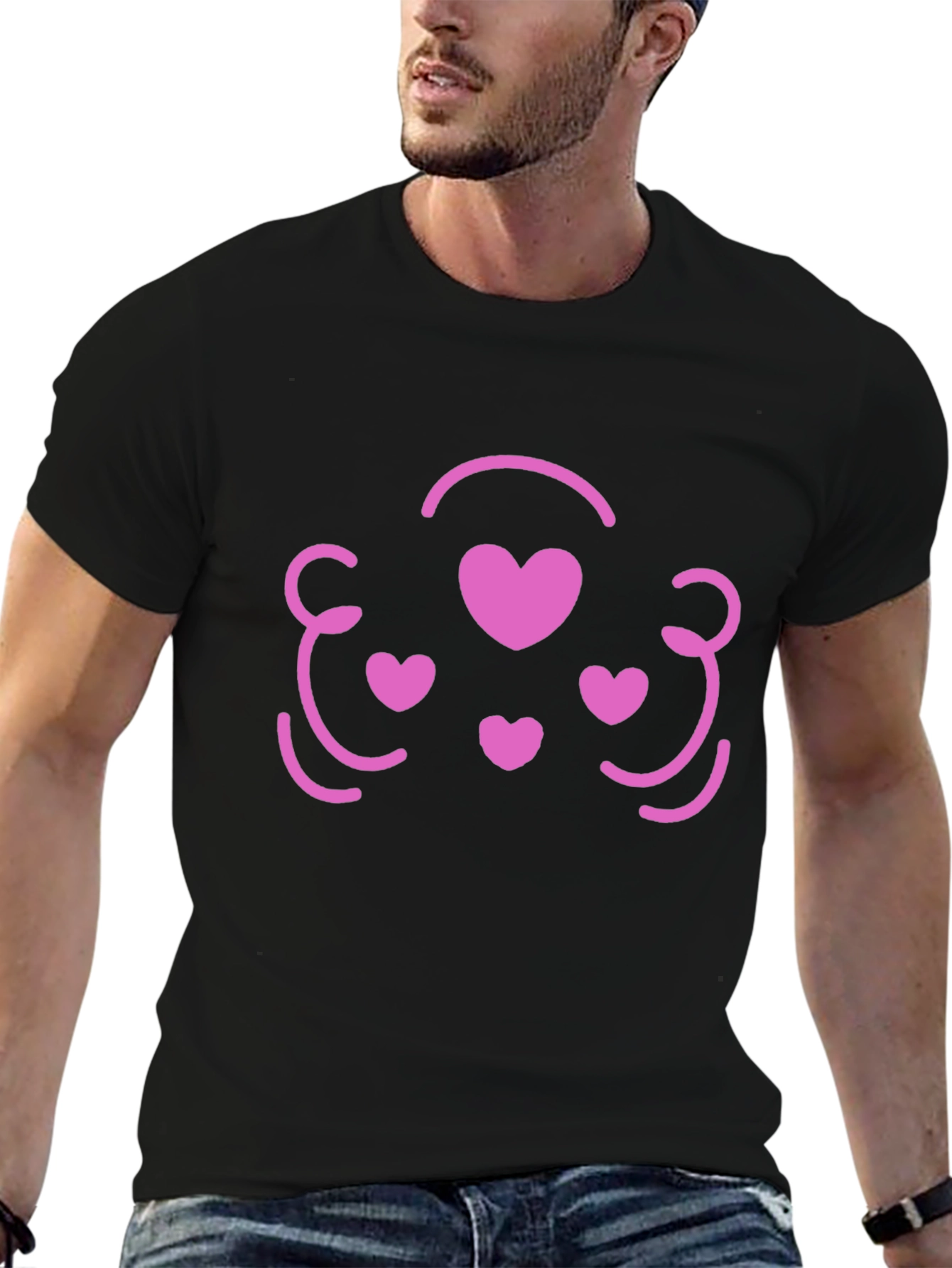 Heart Face T-Shirt - Cute Graphic Tee