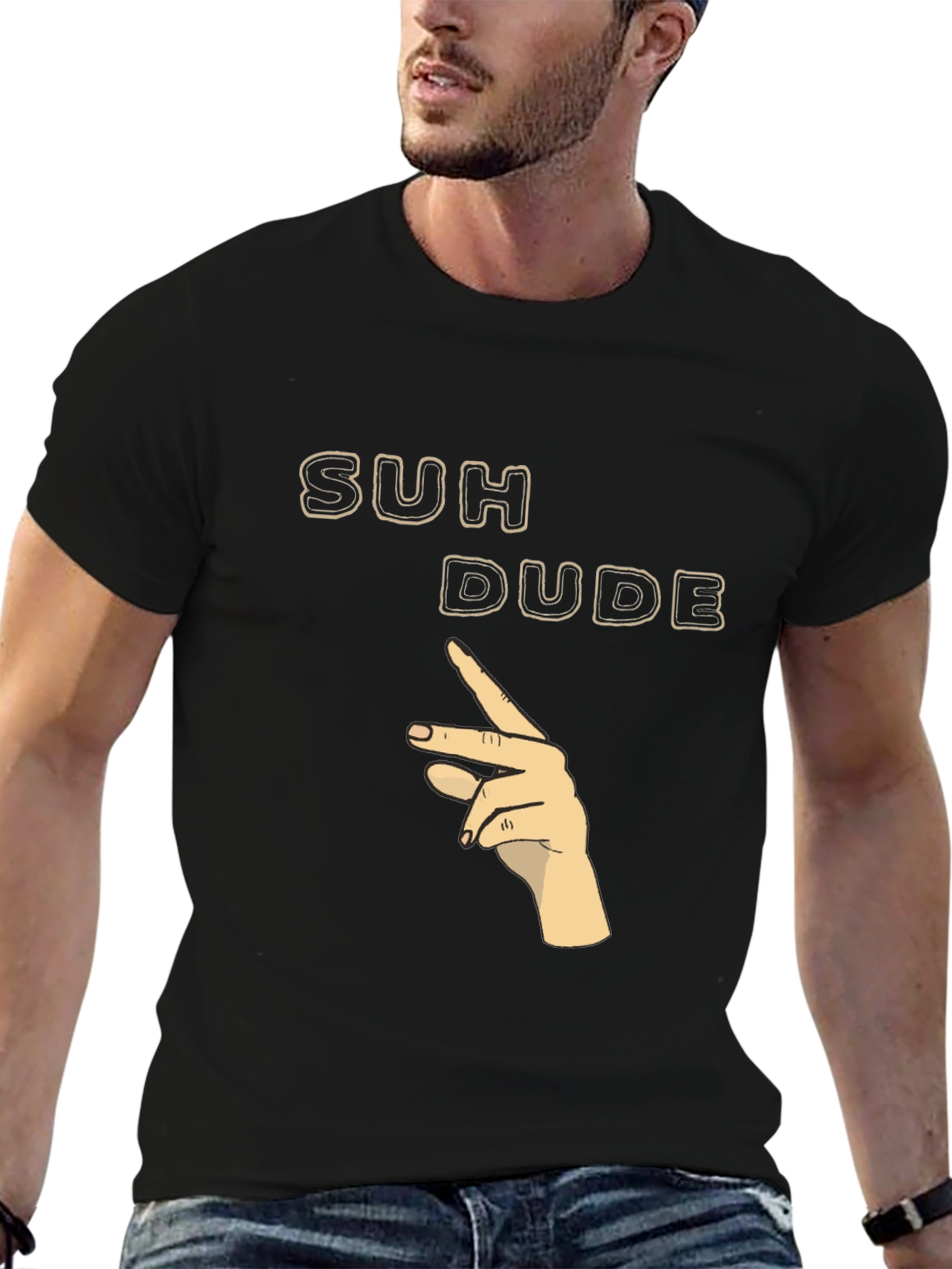 Suh Dude T-Shirt - Black Graphic Tee