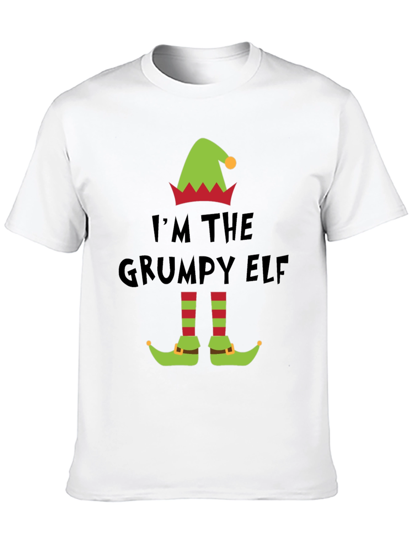Grumpy Elf T-Shirt - Holiday Humor