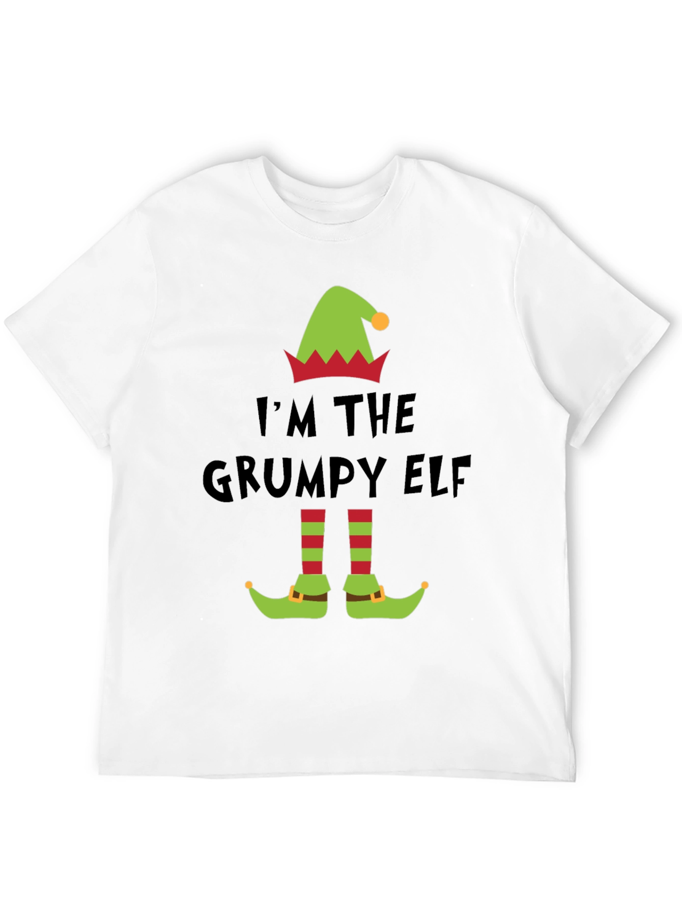 Grumpy Elf T-Shirt - Holiday Humor
