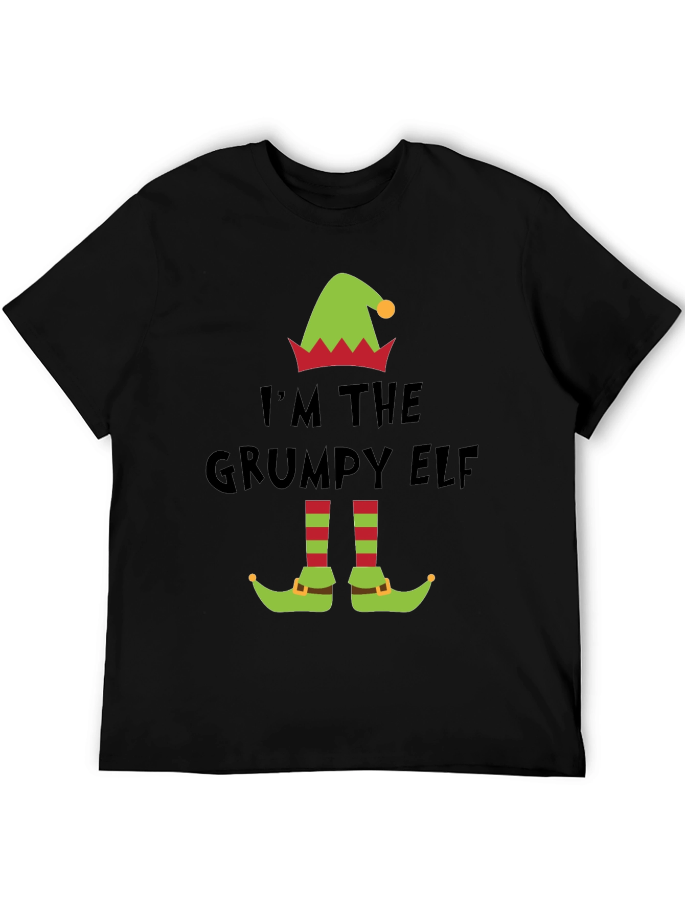 Grumpy Elf T-Shirt - Holiday Humor